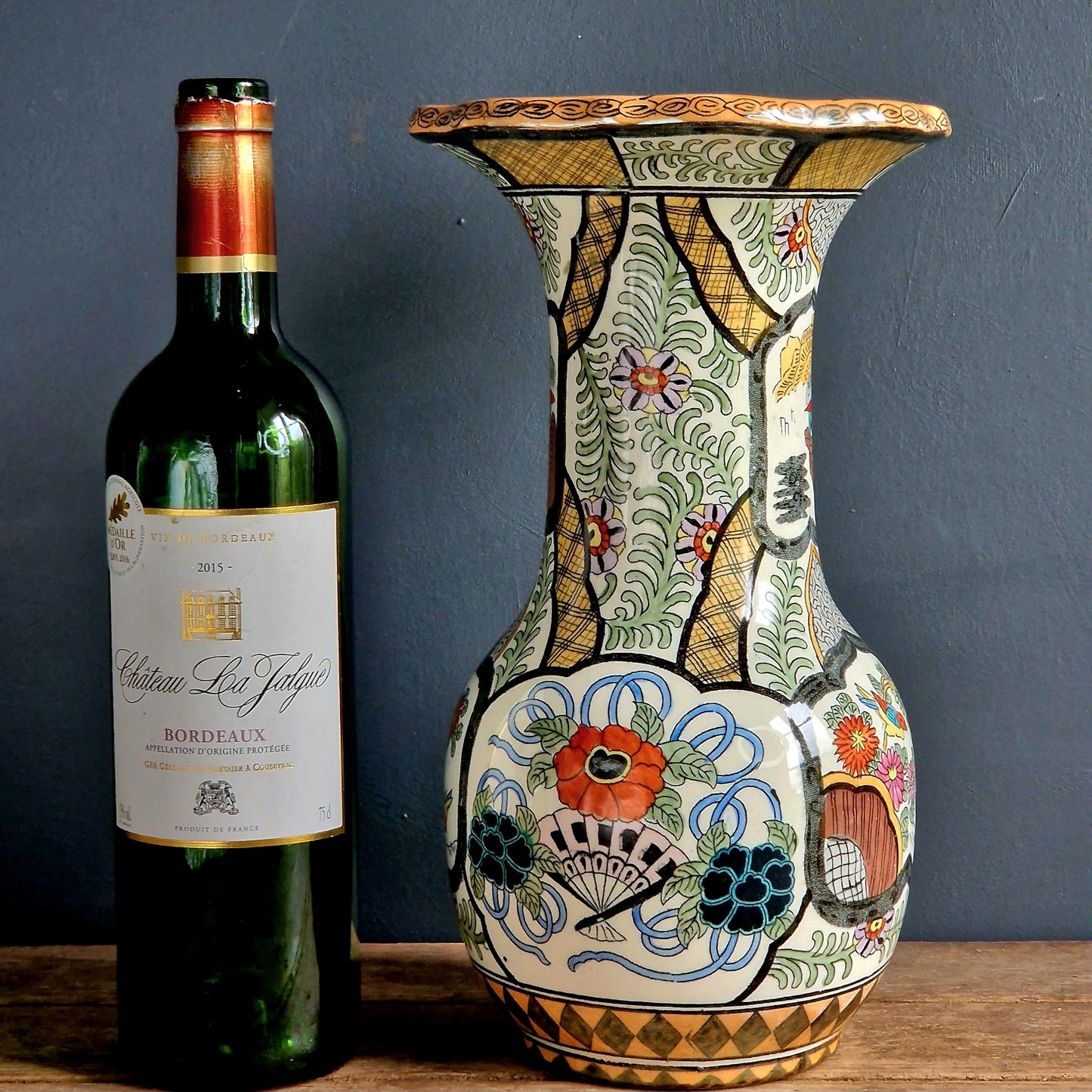 Dutch antique P Regout and co. Maastricht vase. Antique Dutch vase.