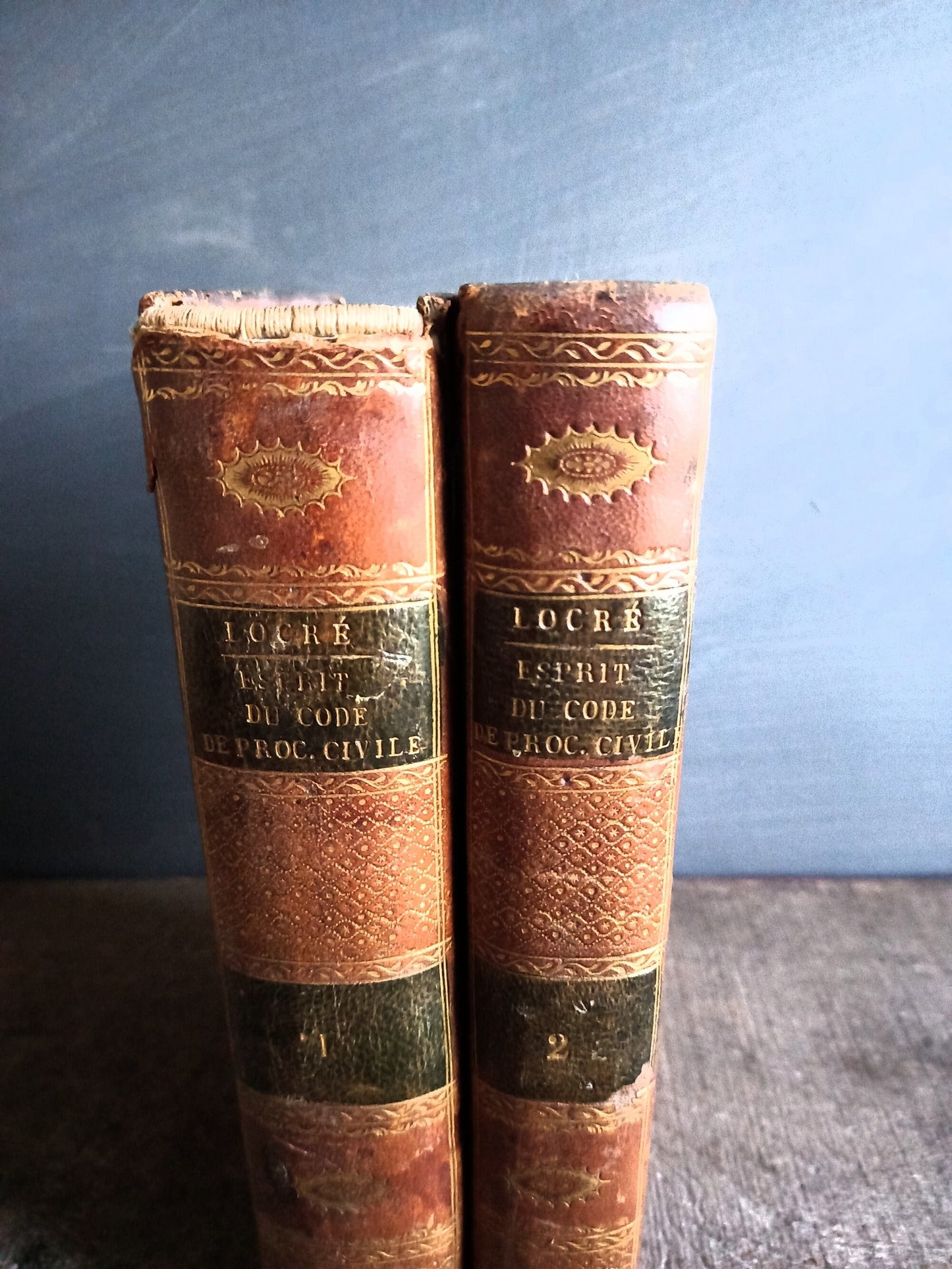Antique books. French antique books.