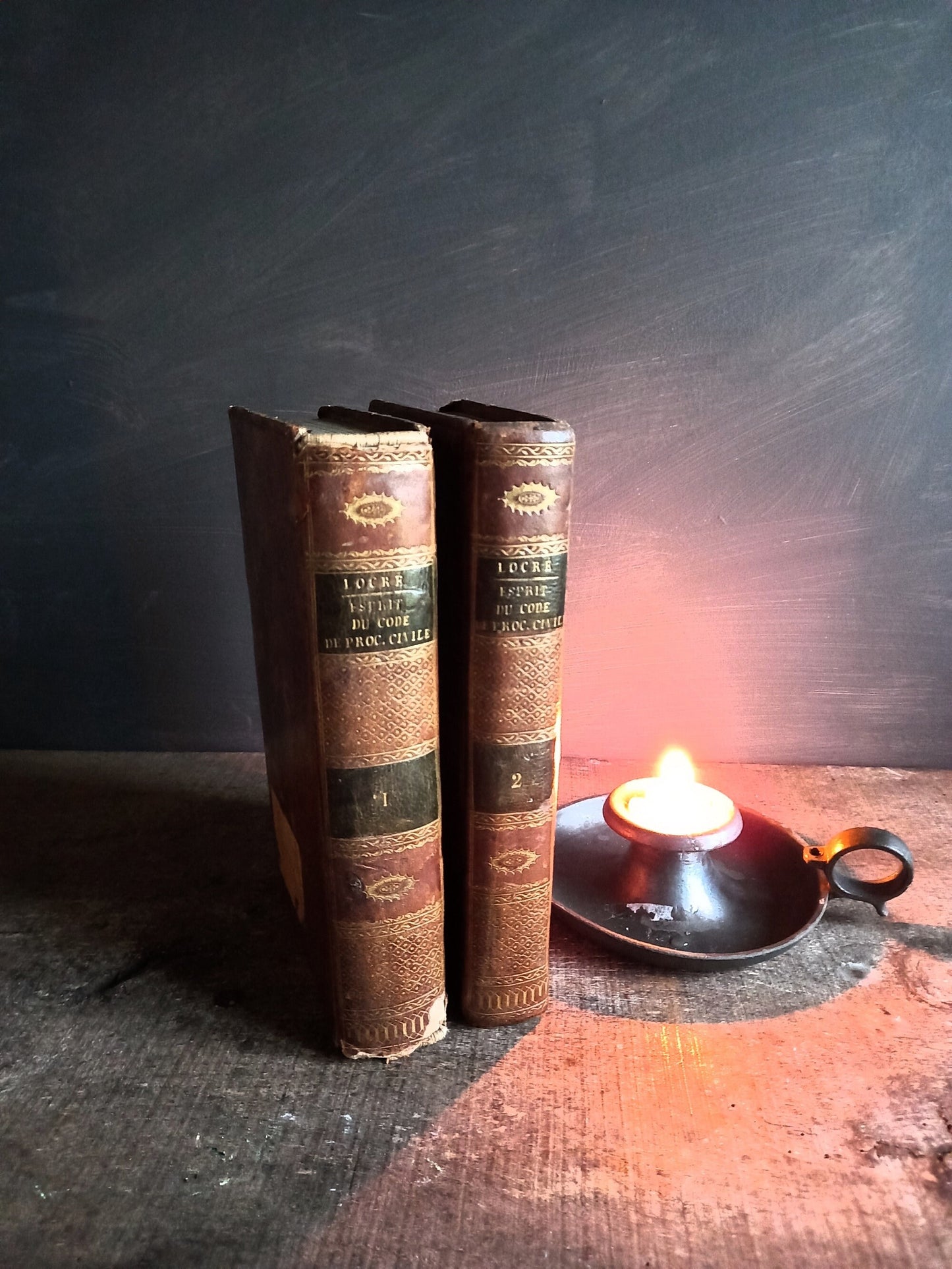 Antique books. French antique books.