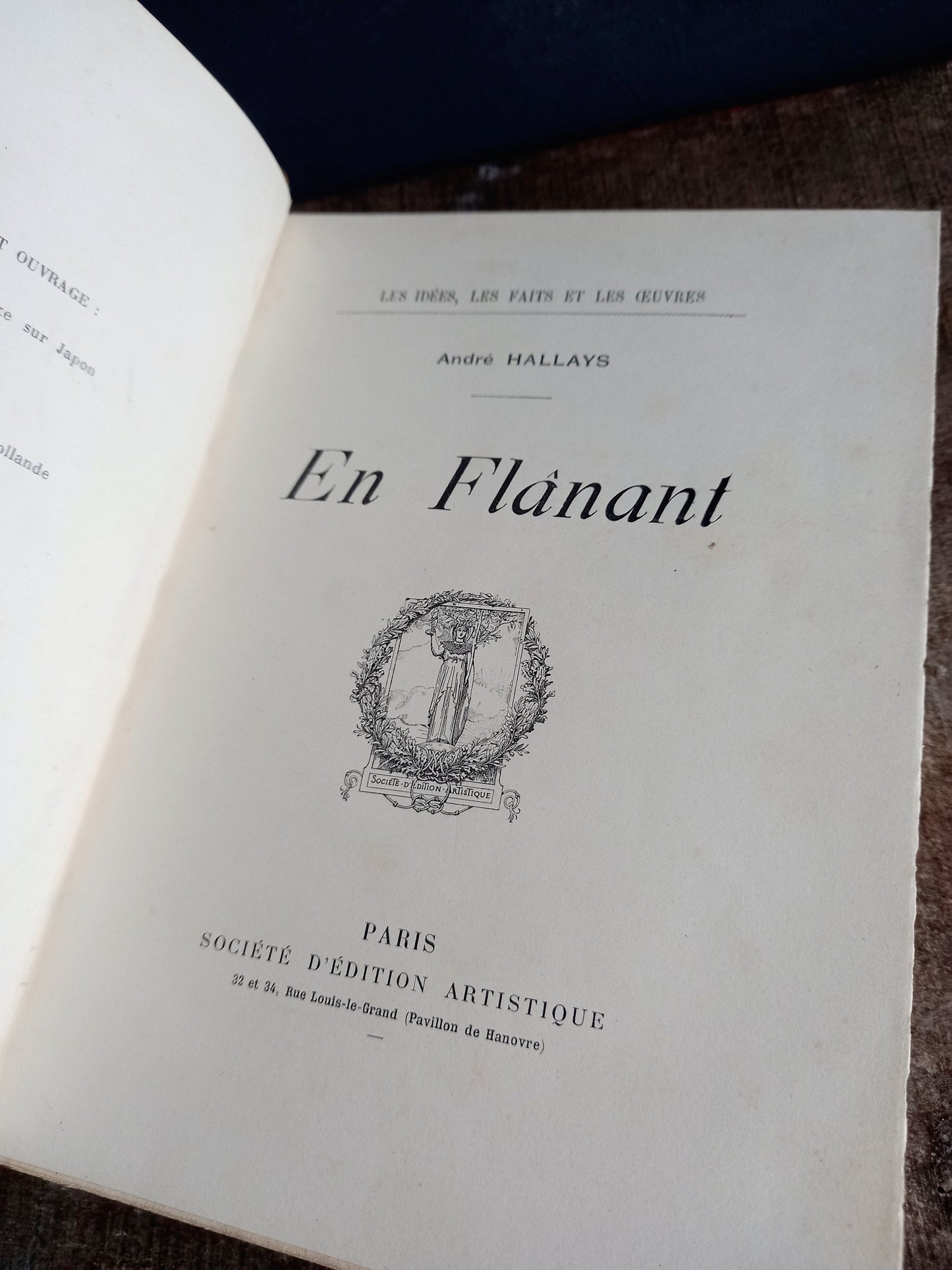 French antique book. Antique book. 19th century book. 1899 book.