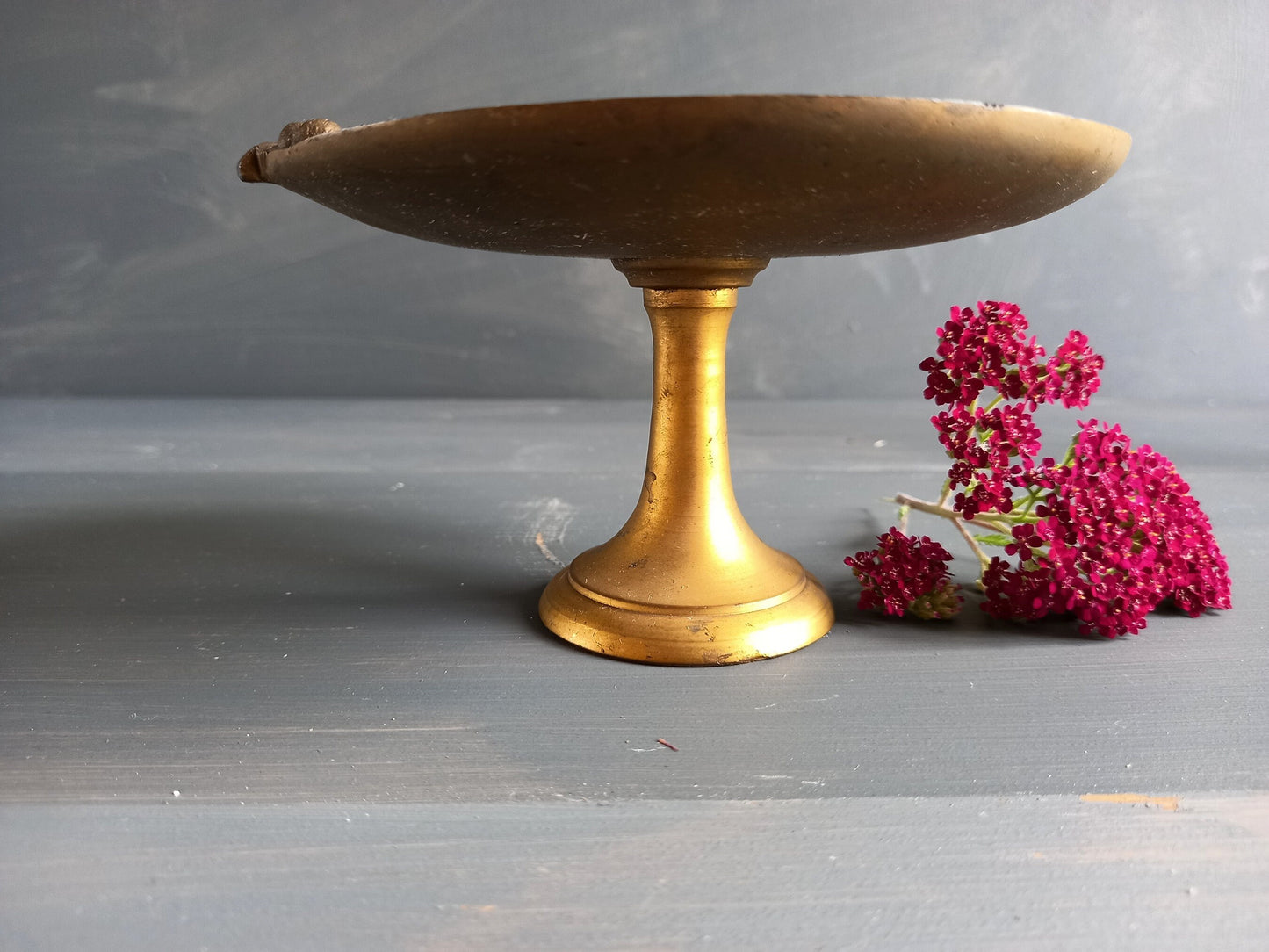 Antique bronze tazza by E Famin.