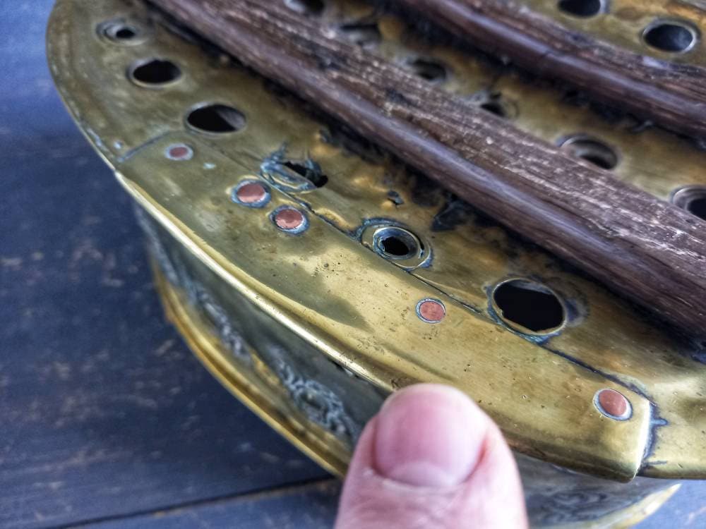 Antique footwarmer. French antique carriage heater. Antique foot heater. French antiques. Vintage carriage heater. Footwarmer. Antique gifts
