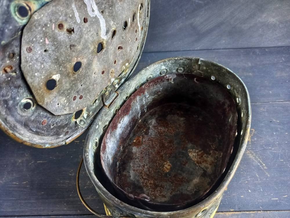 Antique footwarmer. French antique carriage heater. Antique foot heater. French antiques. Vintage carriage heater. Footwarmer. Antique gifts