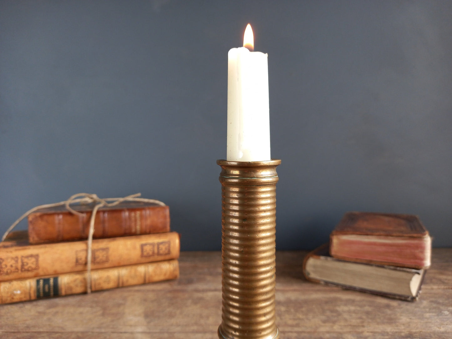 French antique candle holder. Antique candle holder.