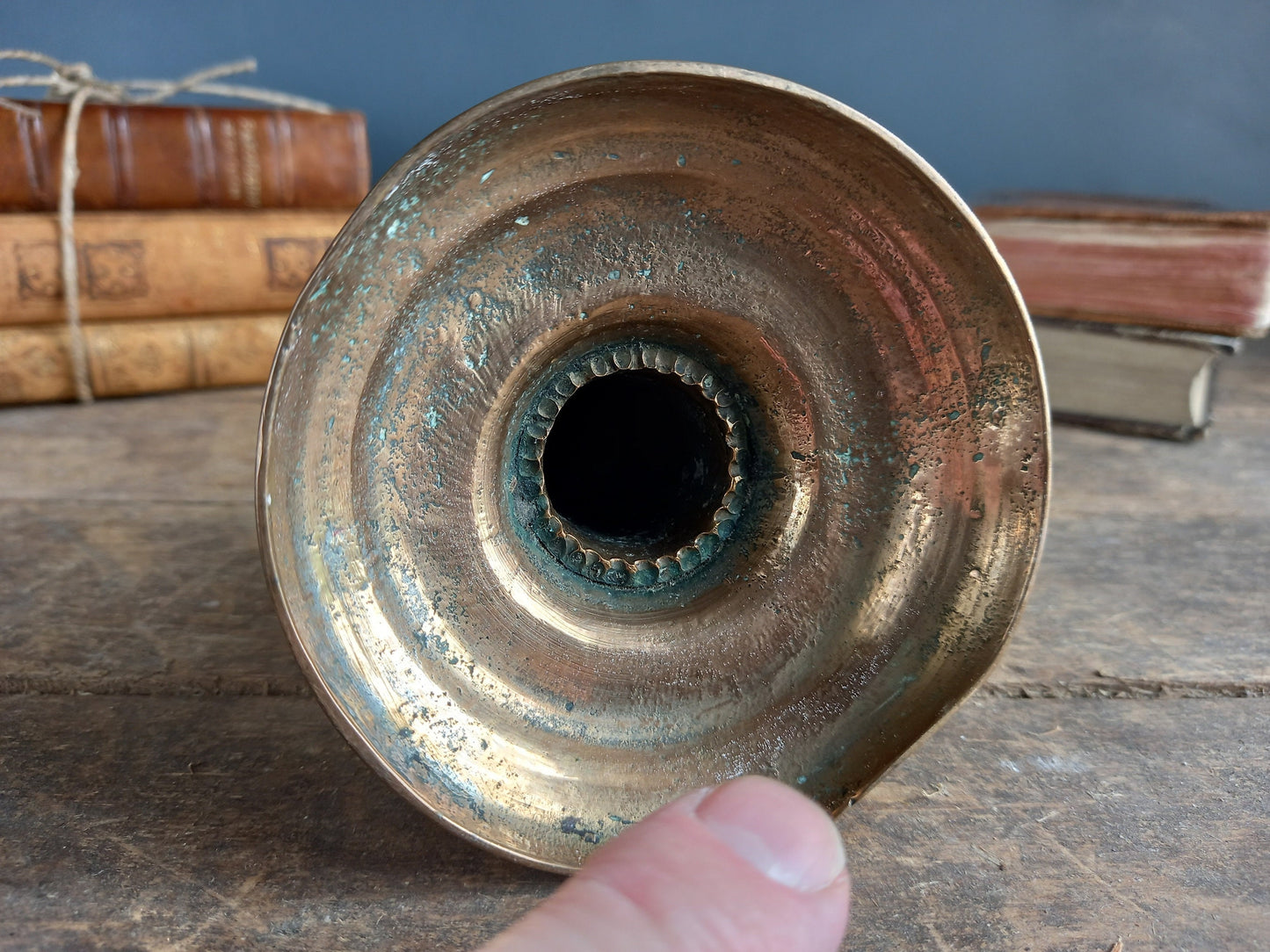 French antique candle holder. Antique candle holder.