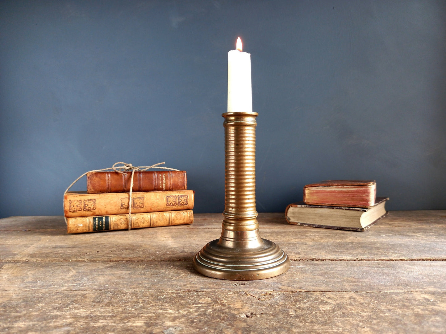 French antique candle holder. Antique candle holder.