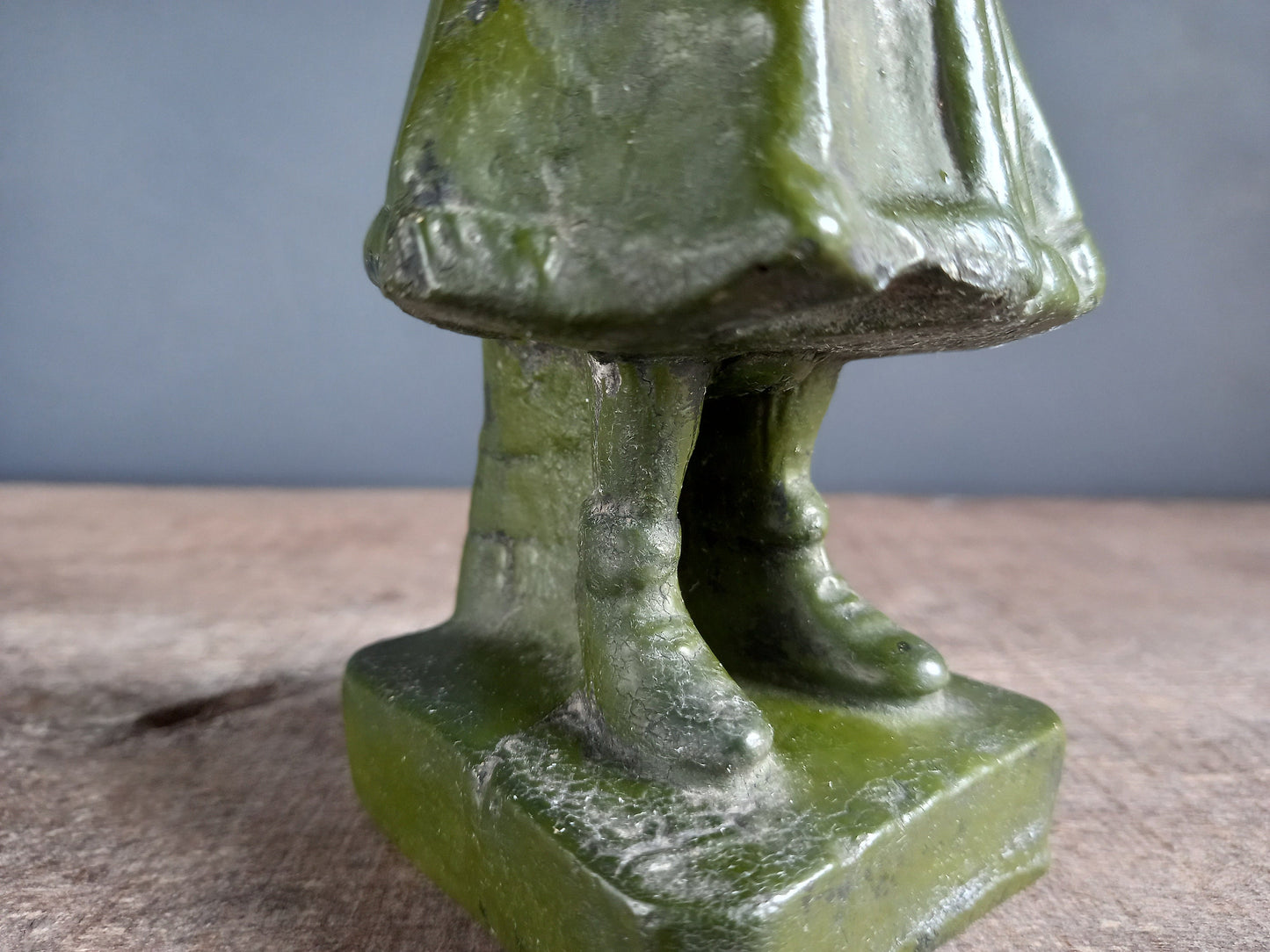 French antique plaster bust of a child. French antique statue.