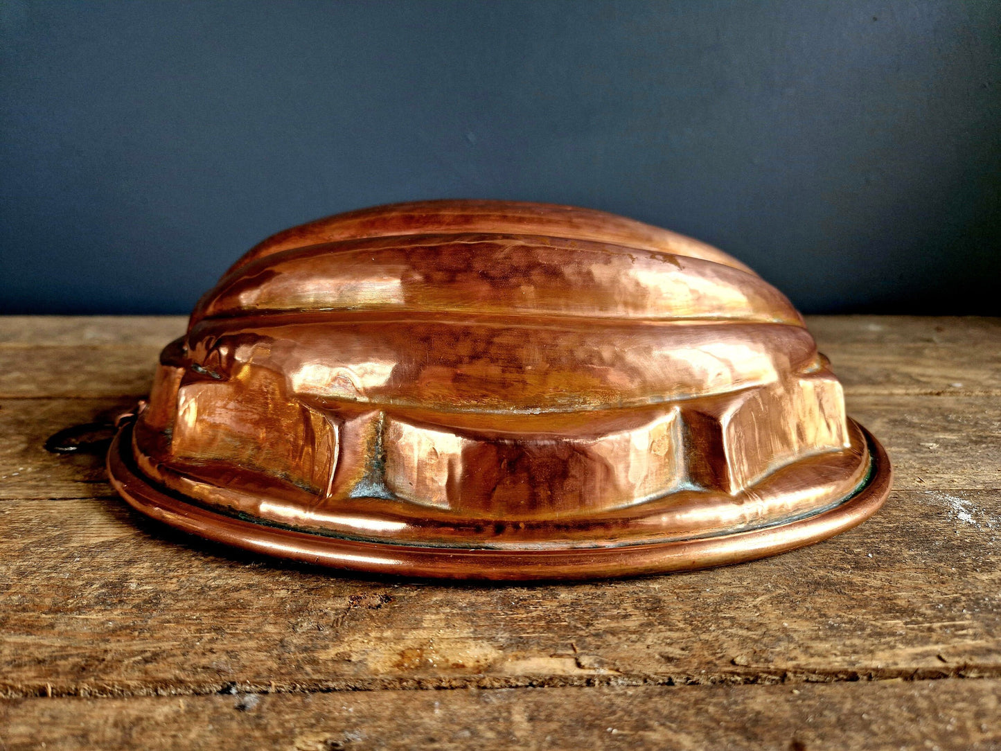 French copper mold. Antique copper mold.