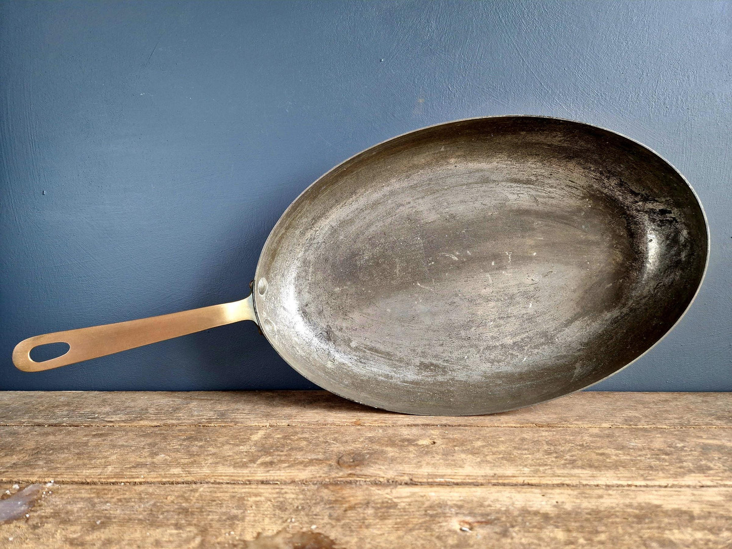 French copper fish pan Copper saute pan.