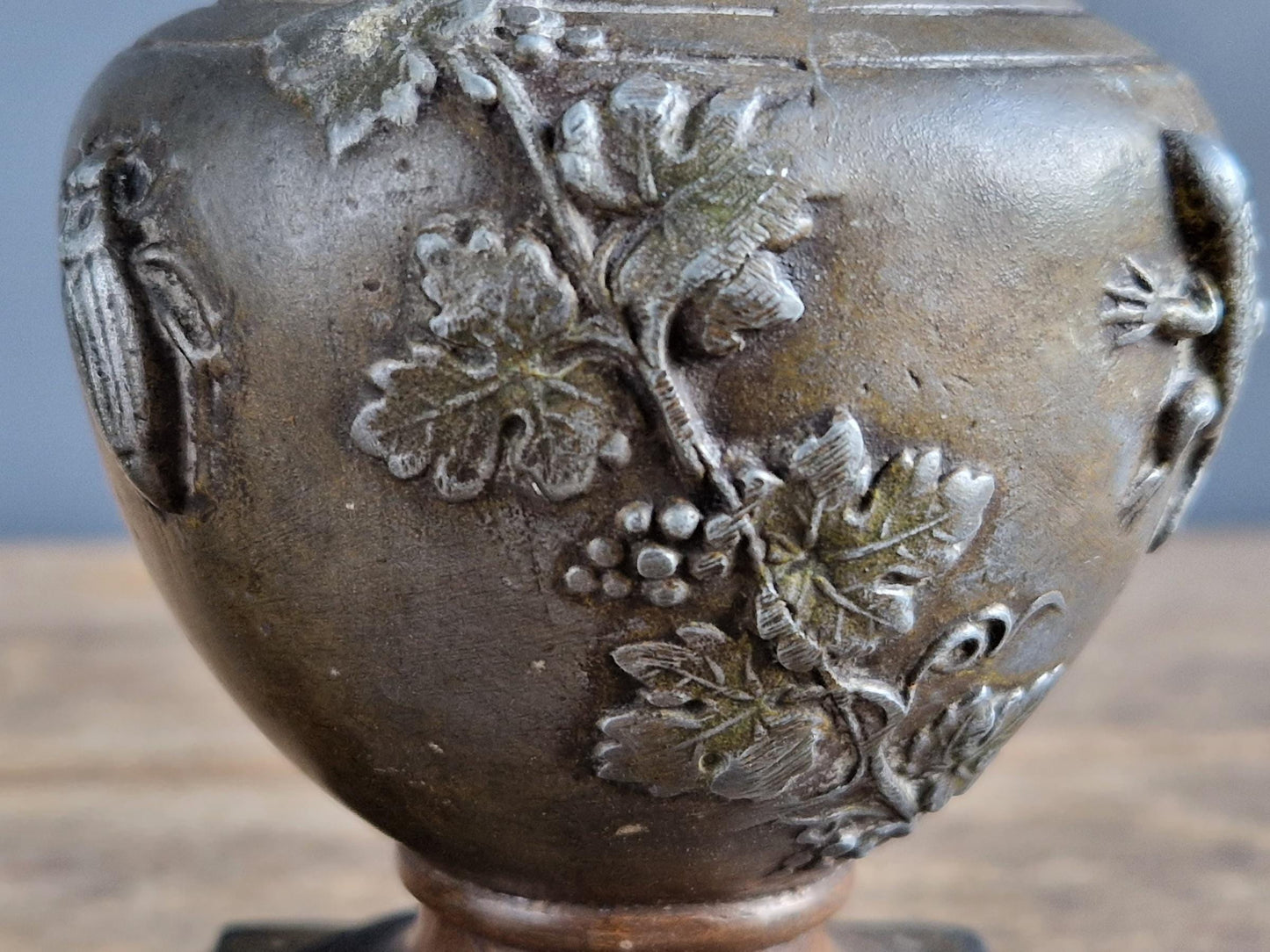 French antique candleholders by Eugene Provost.