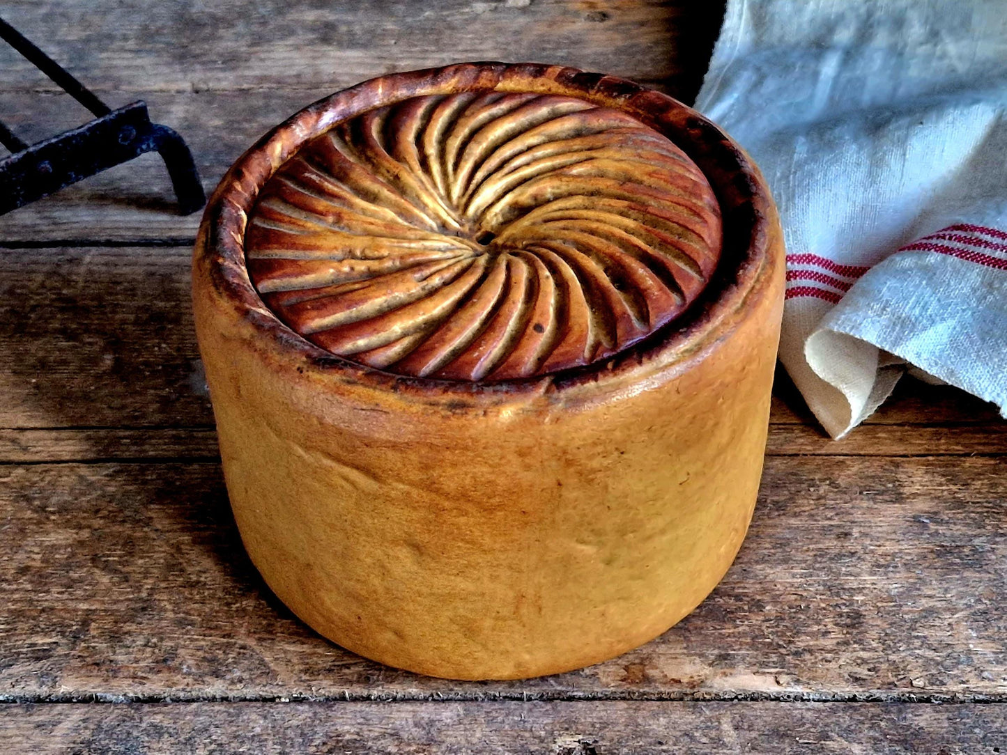 French pie shaped terrine French kitchen terrine pot.