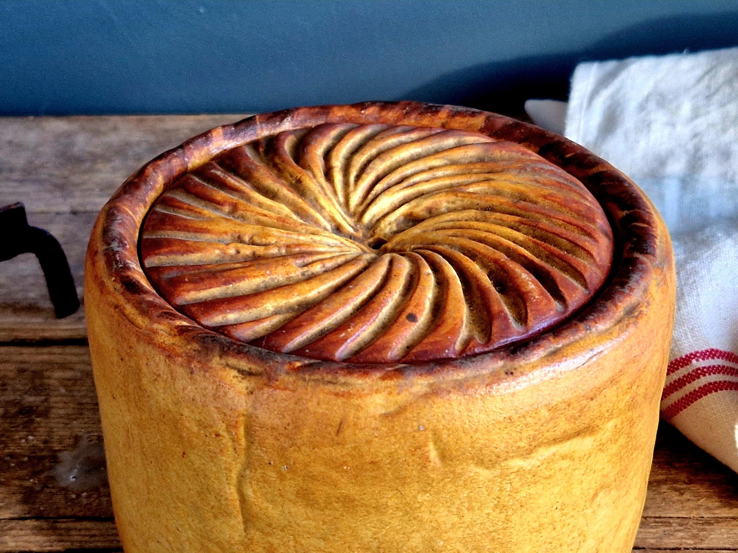 French pie shaped terrine French kitchen terrine pot.