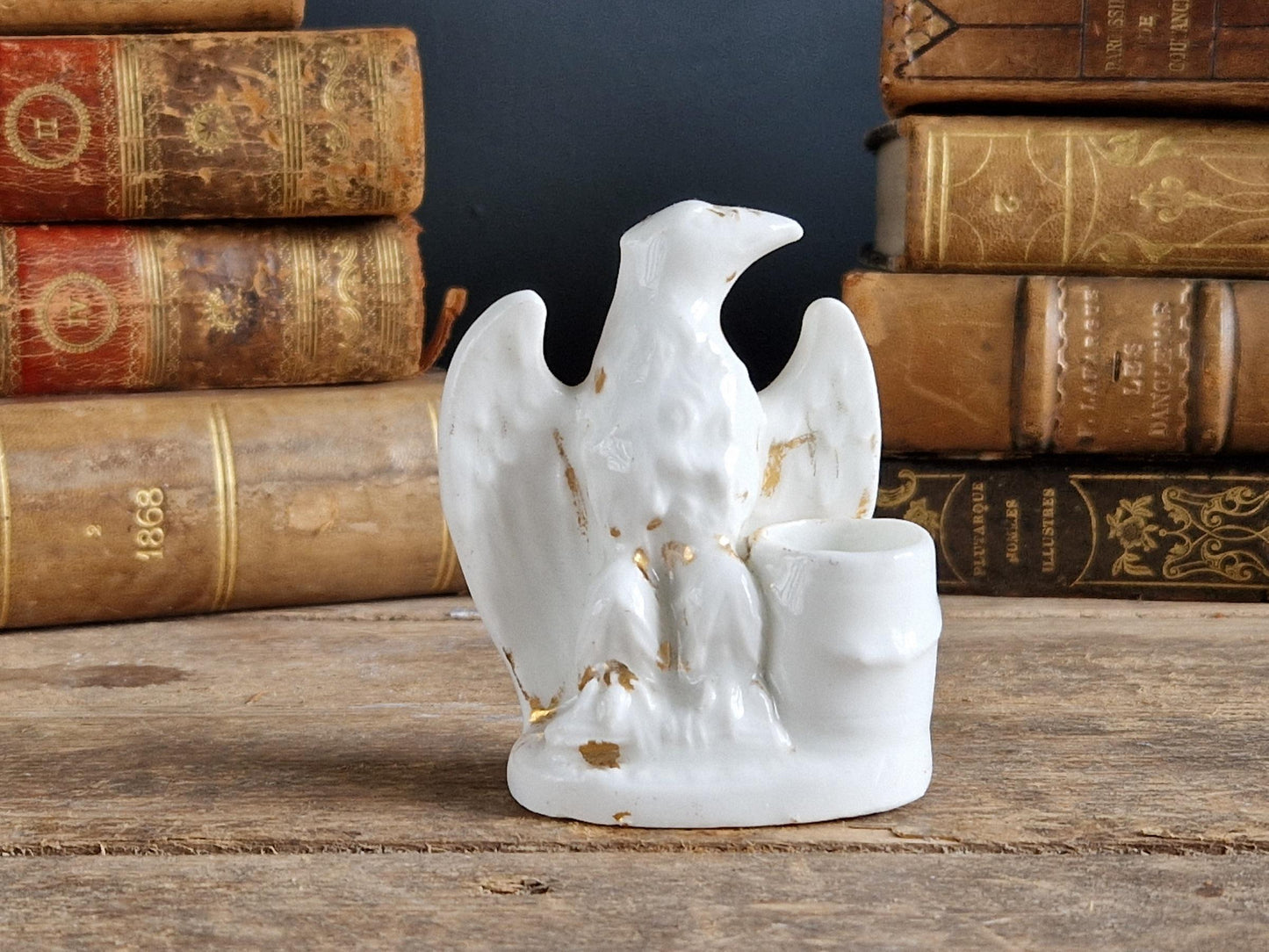 French eagle inkwell antique inkwell.