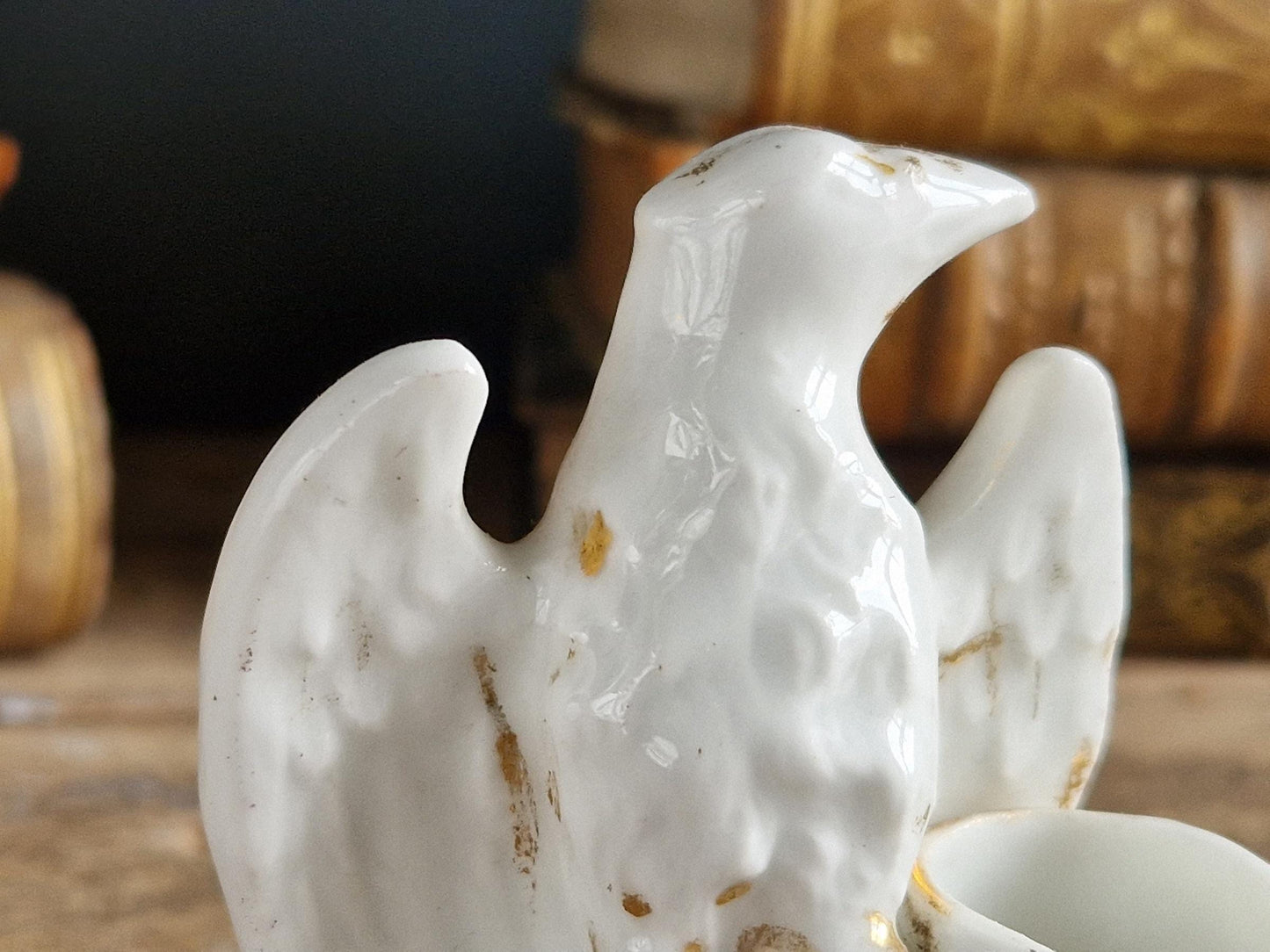 French eagle inkwell antique inkwell.