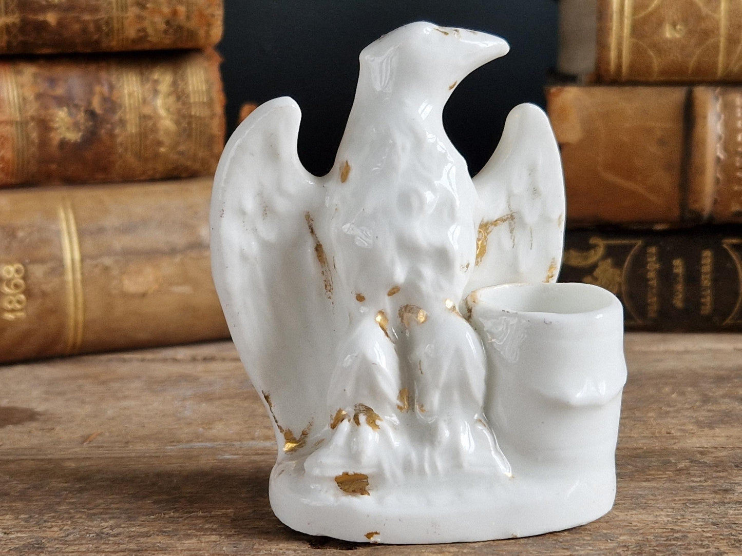 French eagle inkwell antique inkwell.
