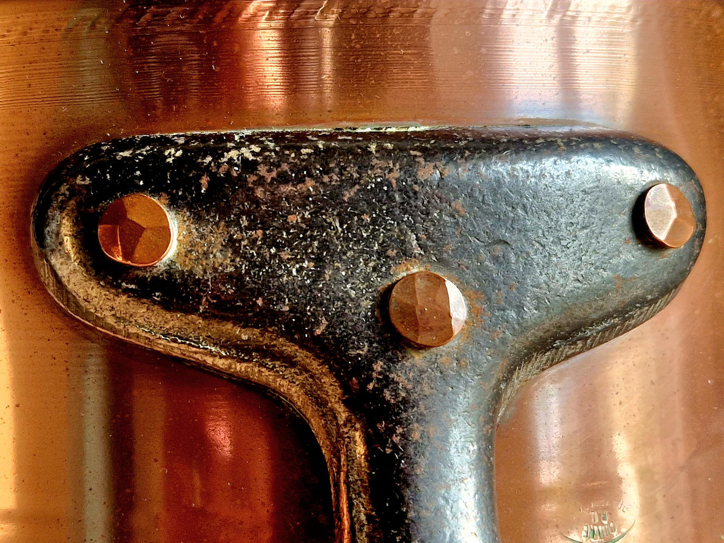 French 20 cm quality copper pan Copper saucepan.