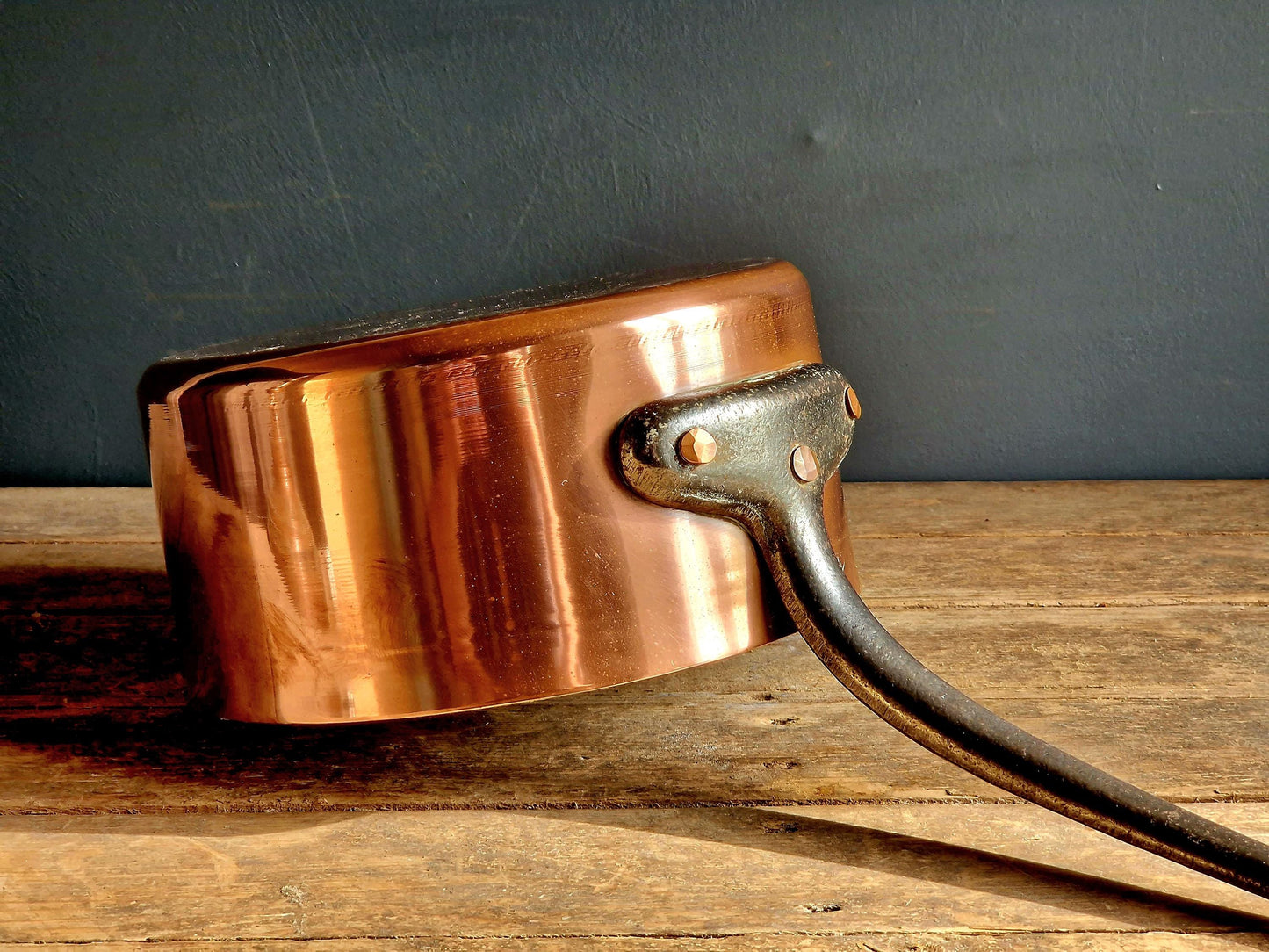 French 20 cm quality copper pan Copper saucepan.