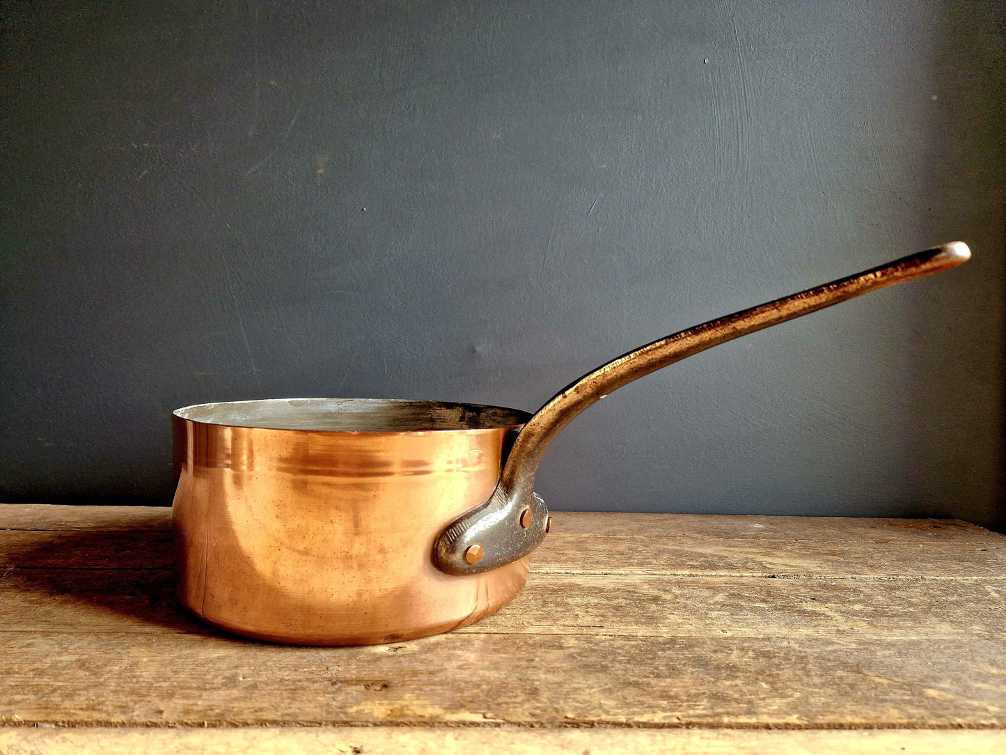 French 20 cm quality copper pan Copper saucepan.