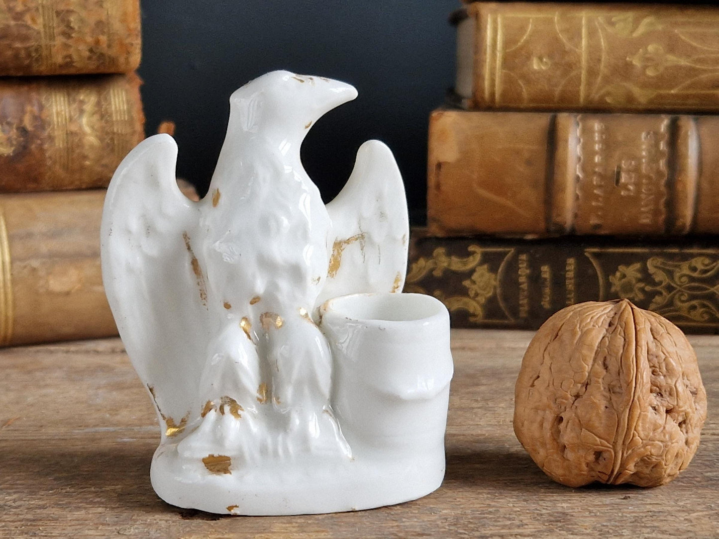 French eagle inkwell antique inkwell.