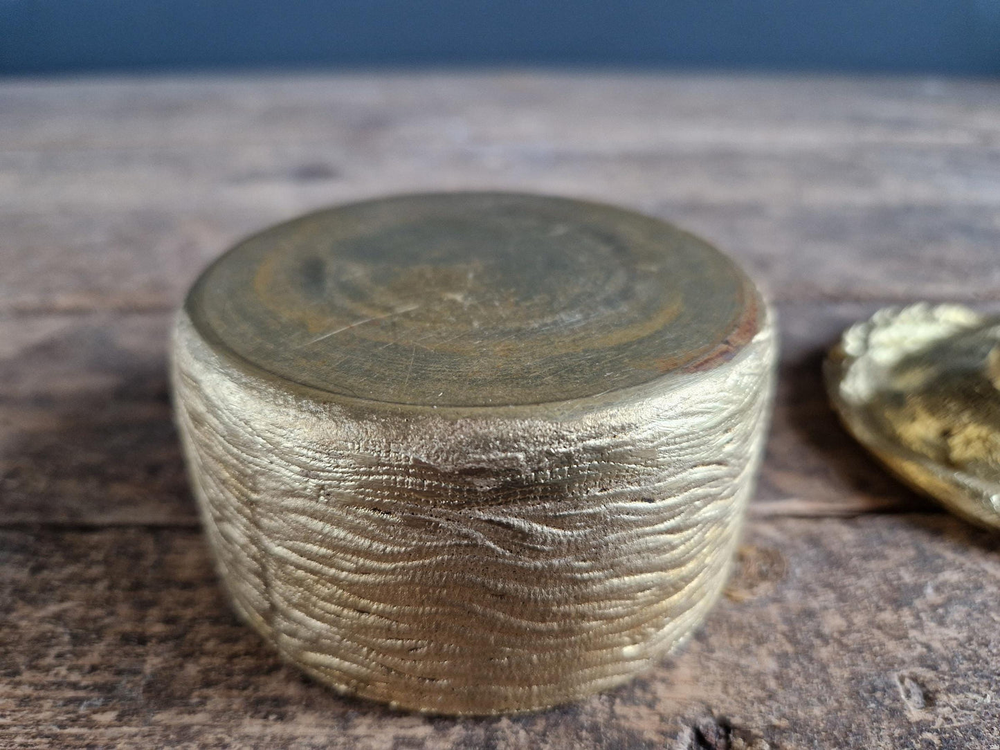 Antique French gilt bronze trinket box French jewelry box.