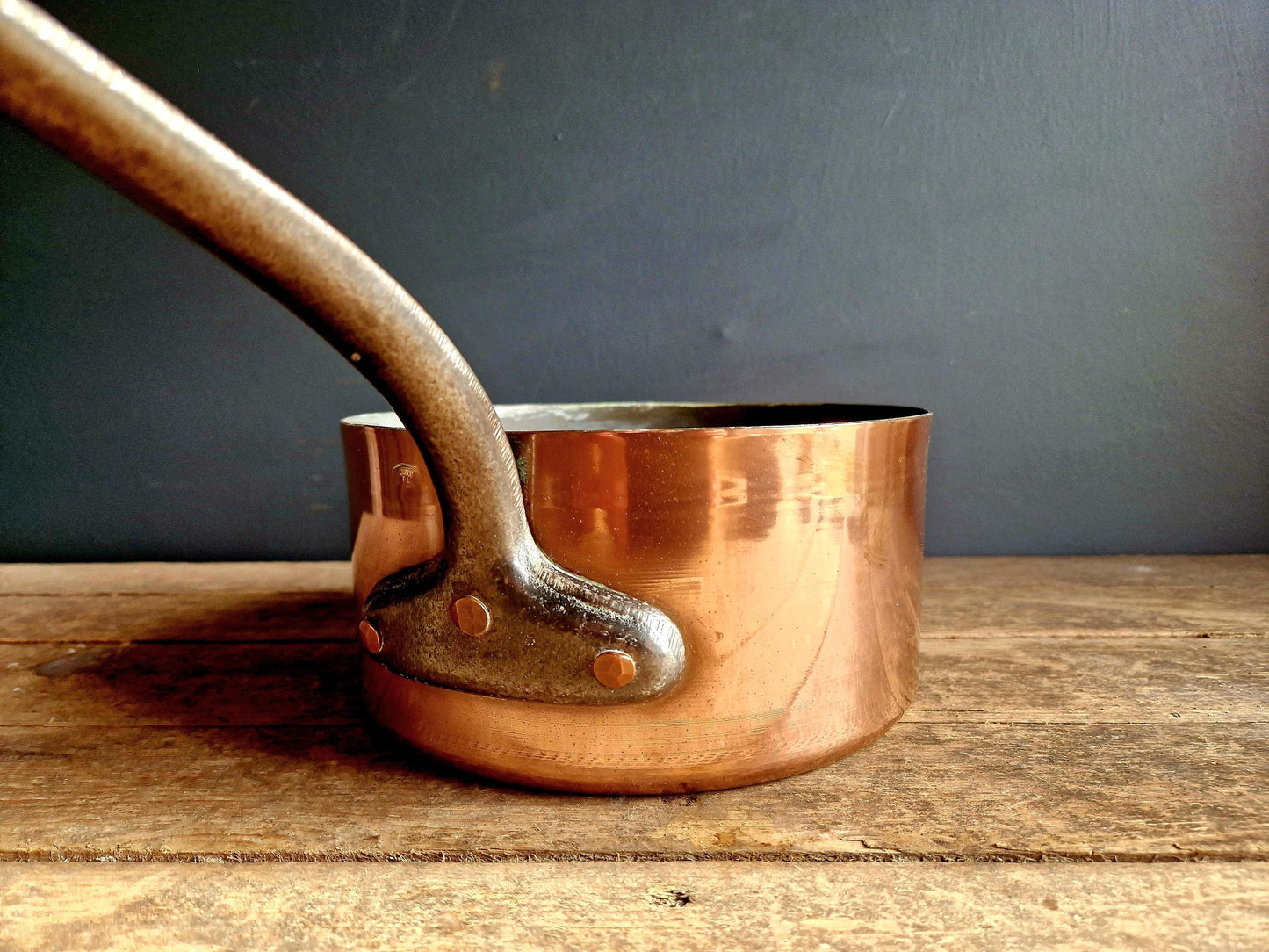 French 20 cm quality copper pan Copper saucepan.