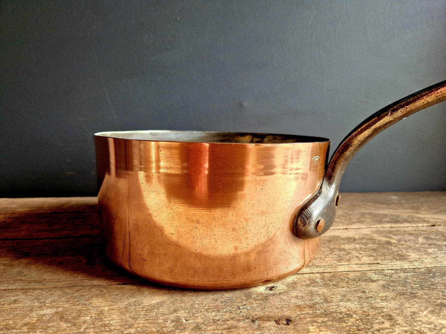 French 20 cm quality copper pan Copper saucepan.
