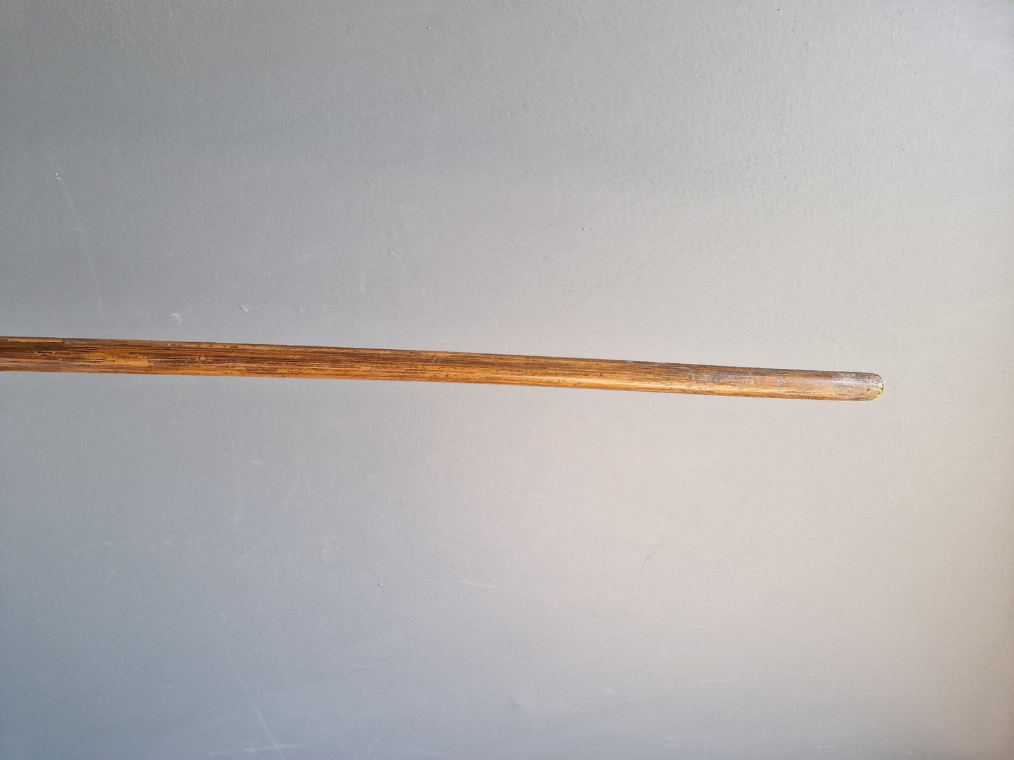 French Art Nouveau walking cane. Dogs head antique walking stick.