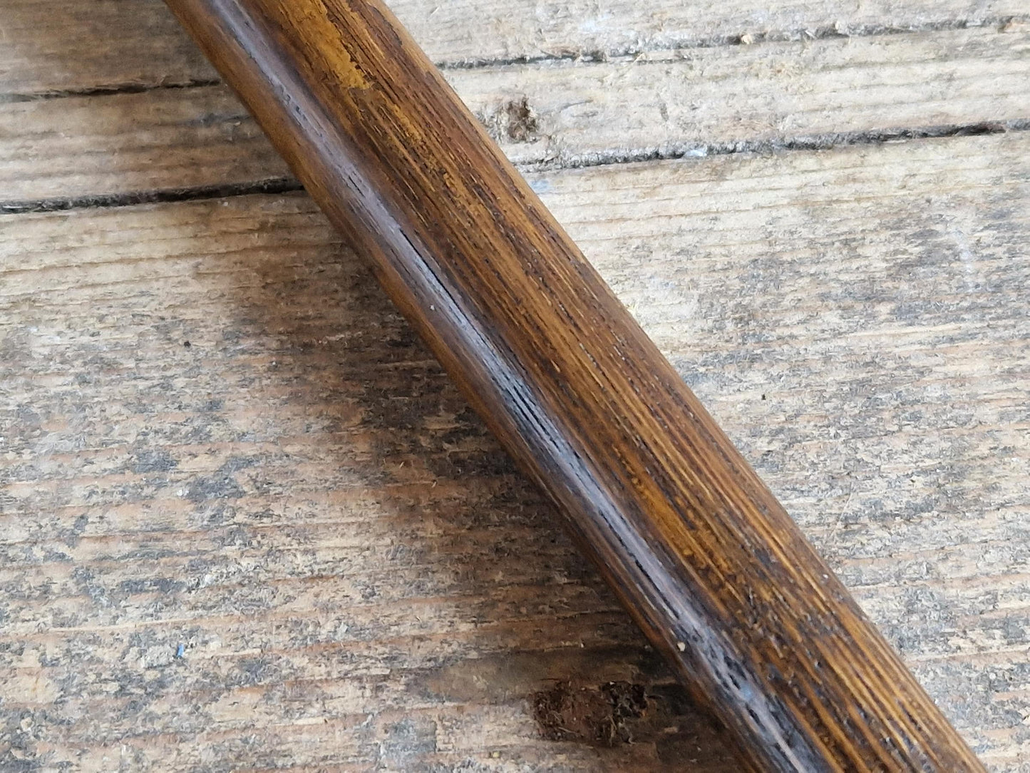 French Art Nouveau walking cane. Dogs head antique walking stick.