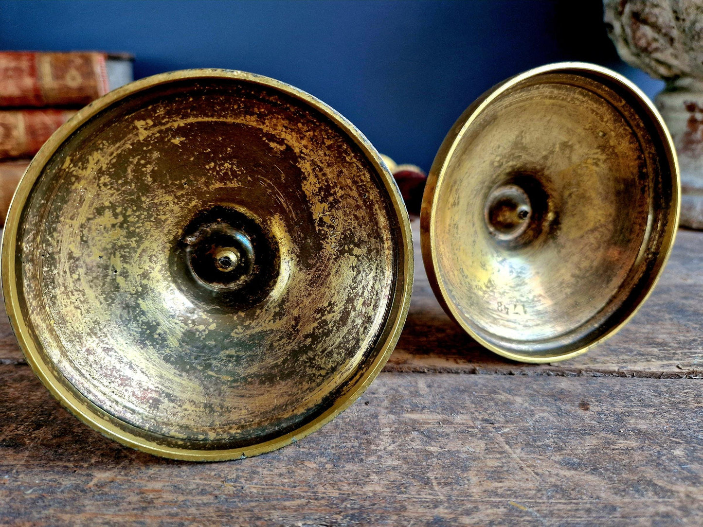 French antique candlesticks. Napoleon 111 candlesticks.