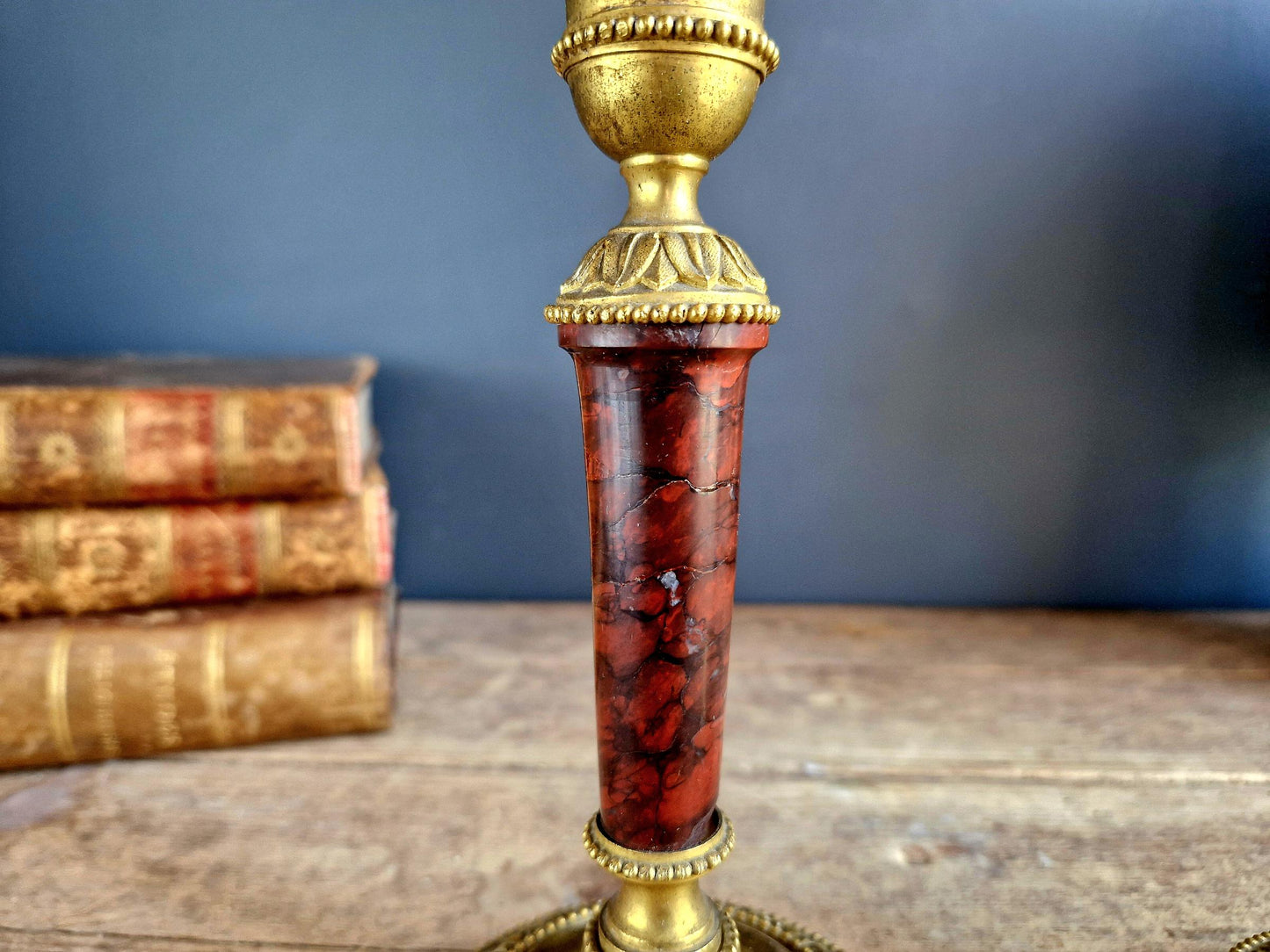 French antique candlesticks. Napoleon 111 candlesticks.
