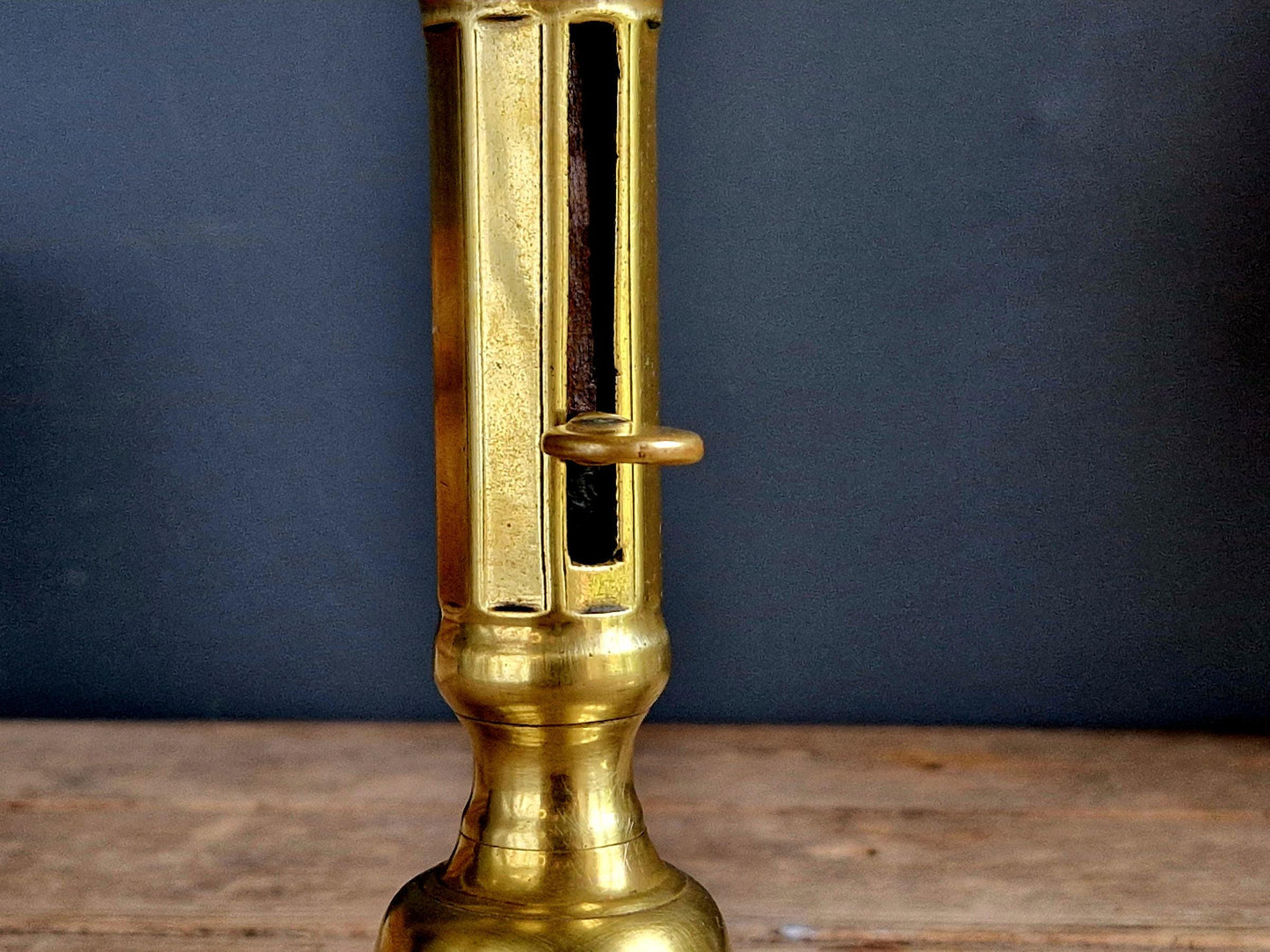 French antique candlesticks Antique brass candle holders.