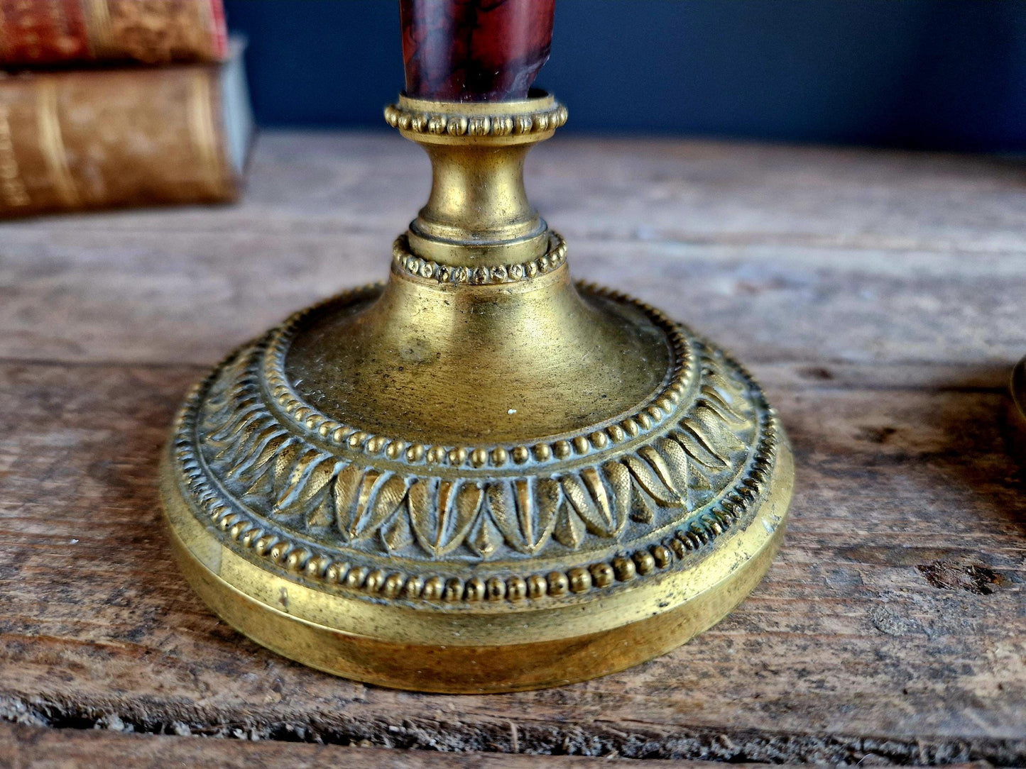 French antique candlesticks. Napoleon 111 candlesticks.