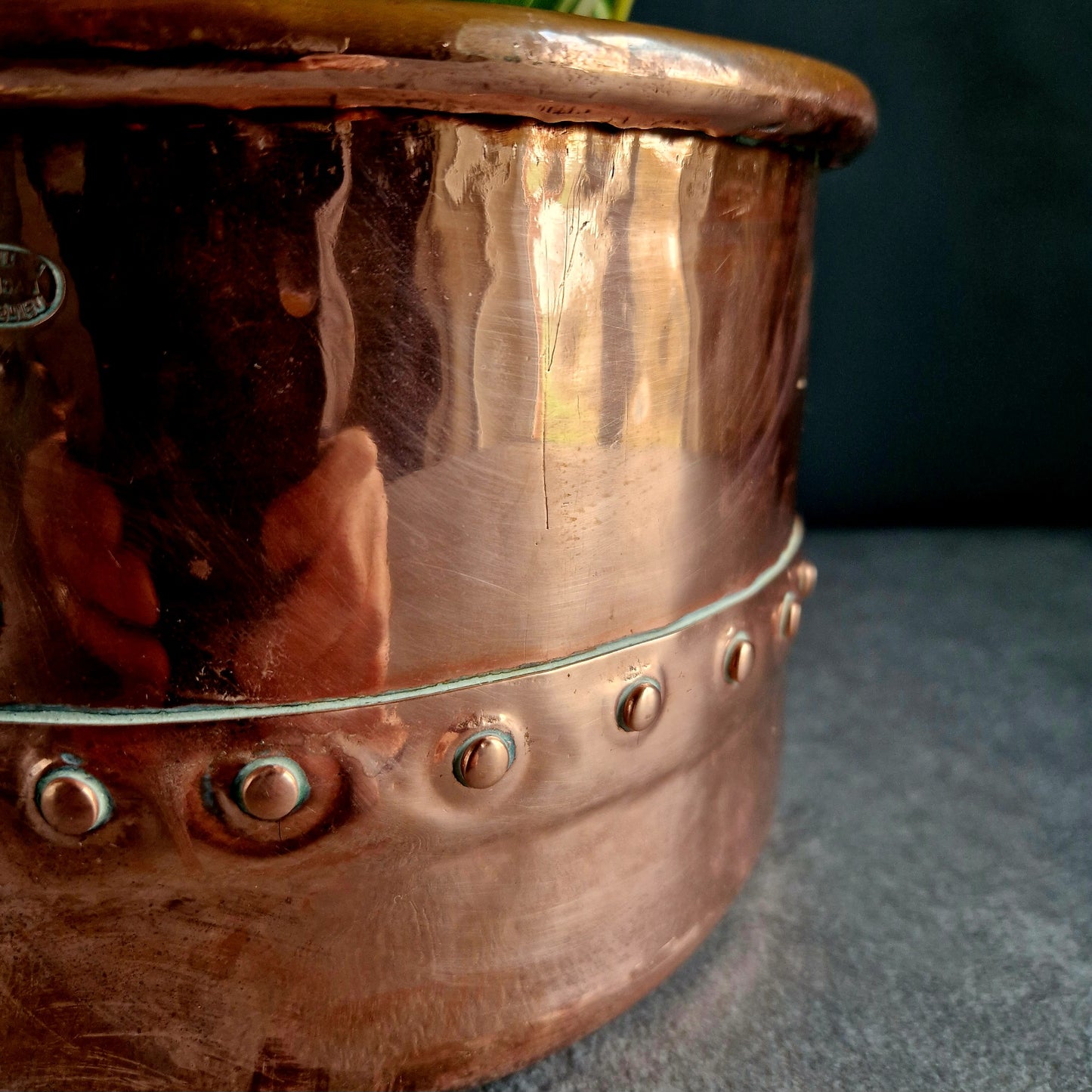French copper planter