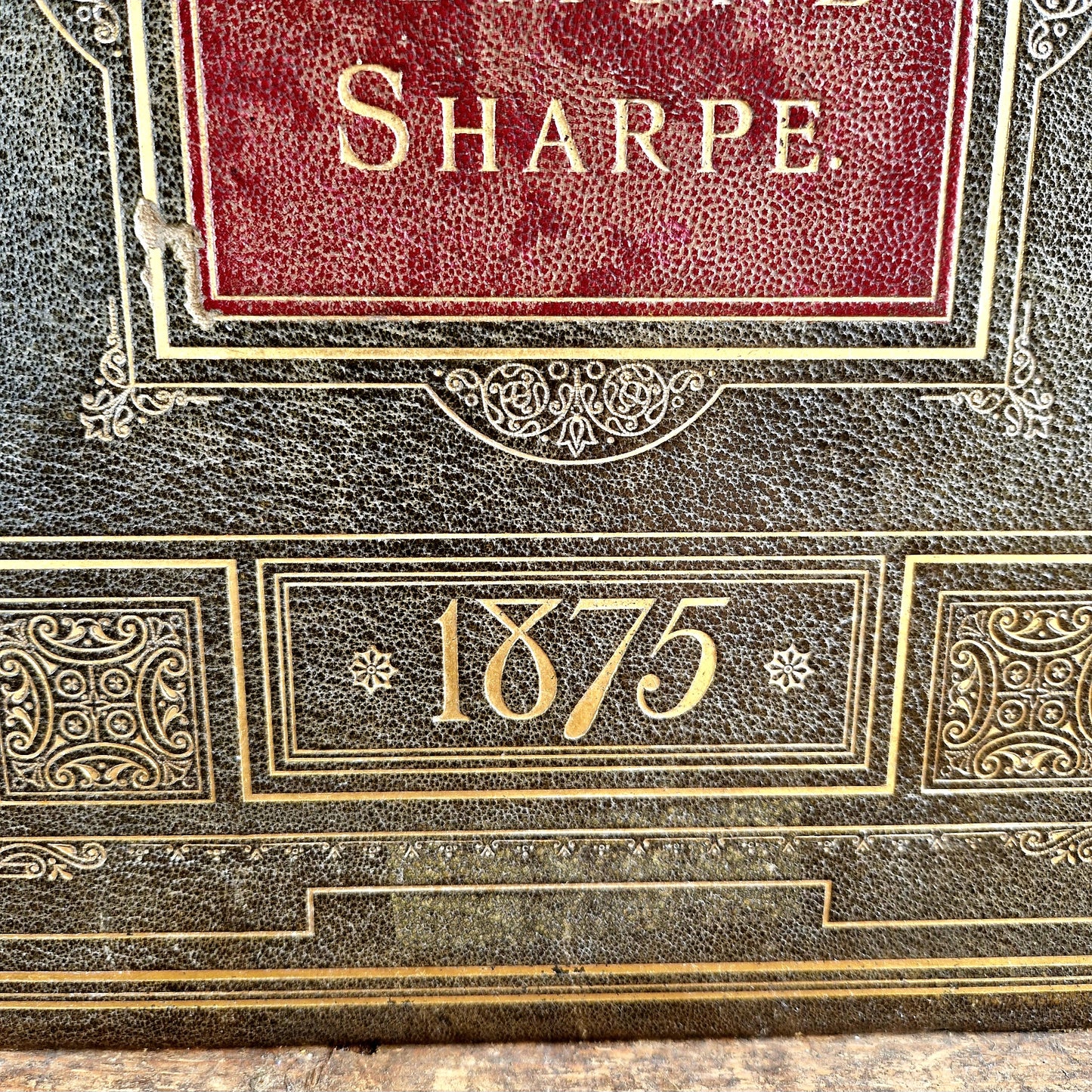 Antique architectural book dated to 1875 In memory of Edmund Sharpe book .