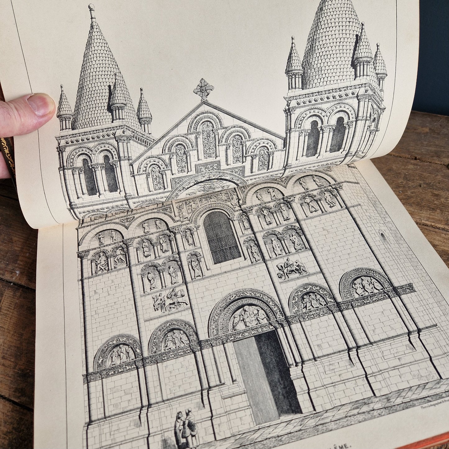 Antique architectural book dated to 1875 In memory of Edmund Sharpe book .