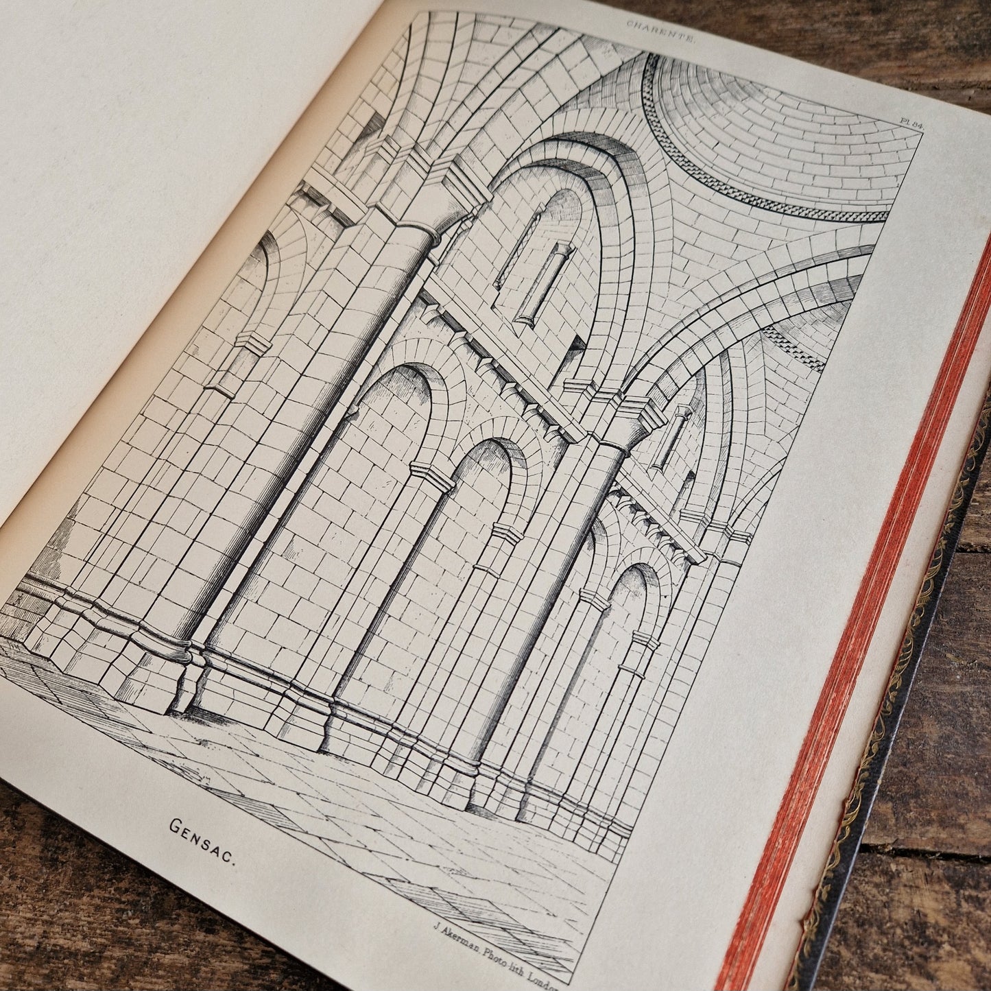 Antique architectural book dated to 1875 In memory of Edmund Sharpe book .