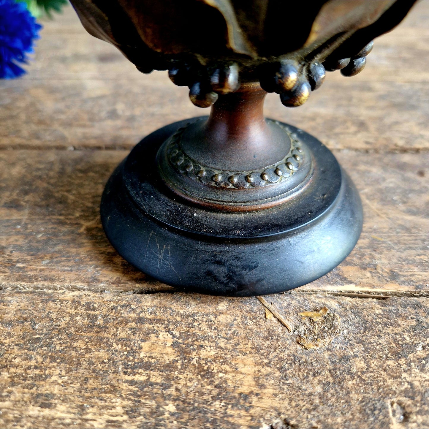 French antique bronze chalice.