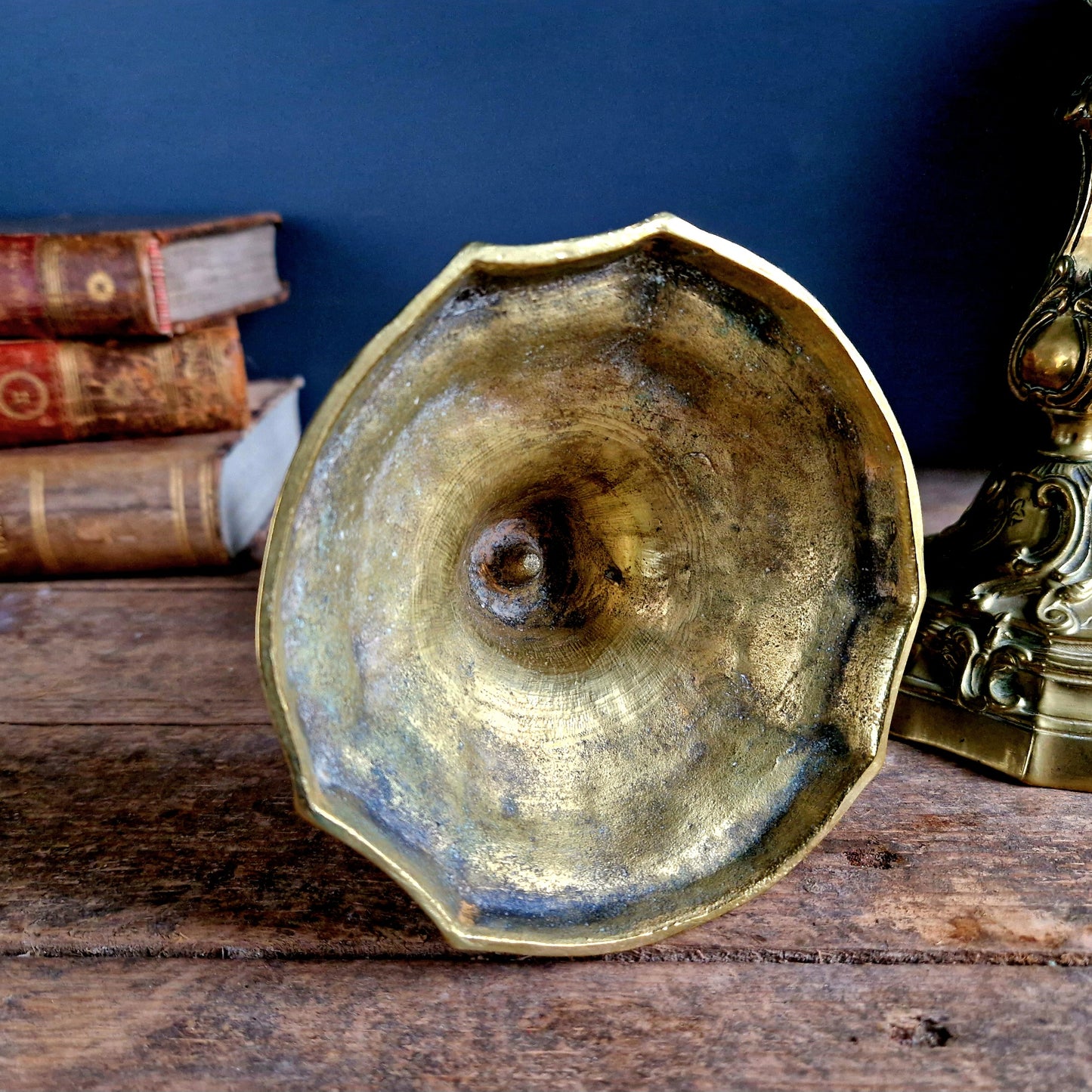 French antique bronze Louis XV style nineteenth century candlesticks