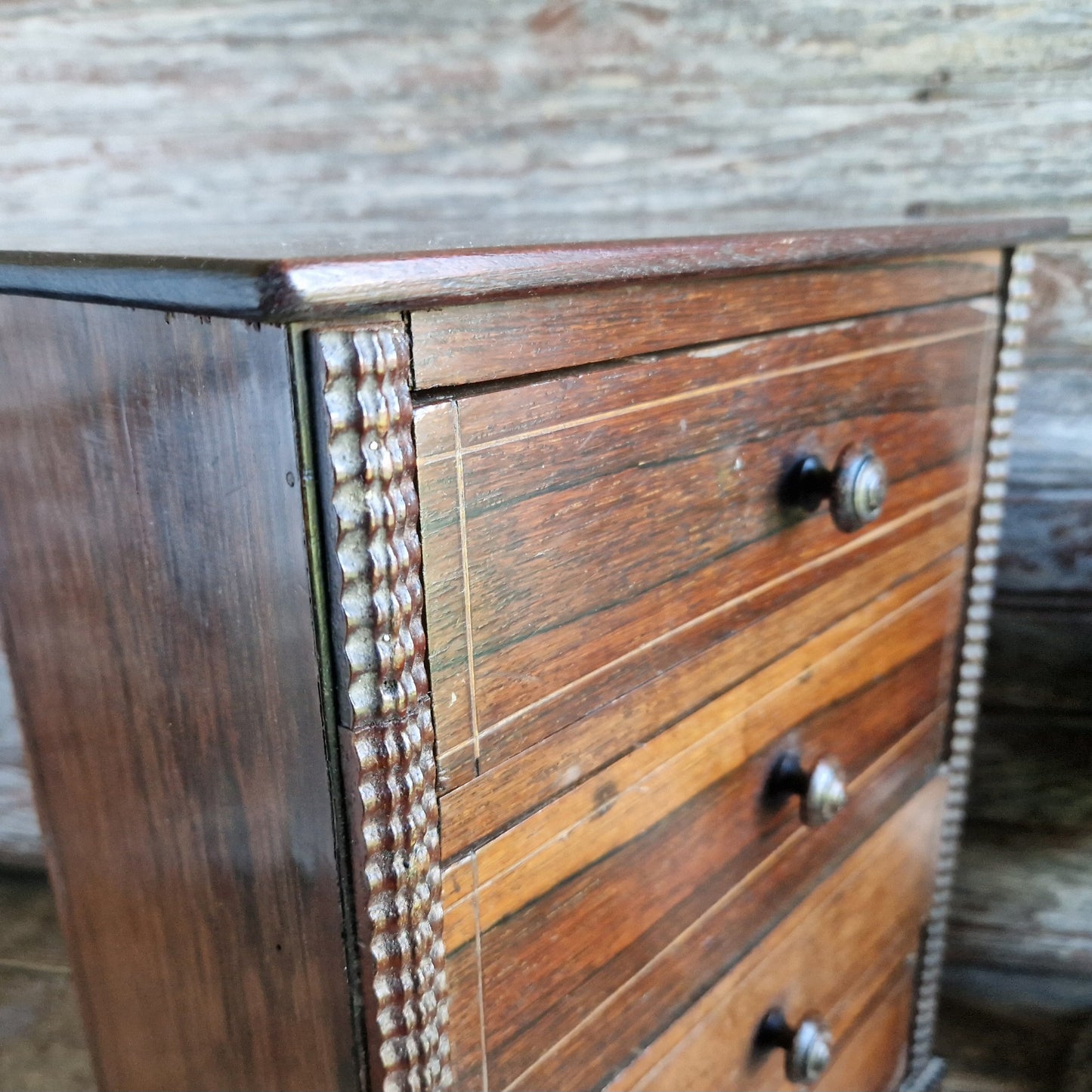 French vintage miniature chest of drawers.