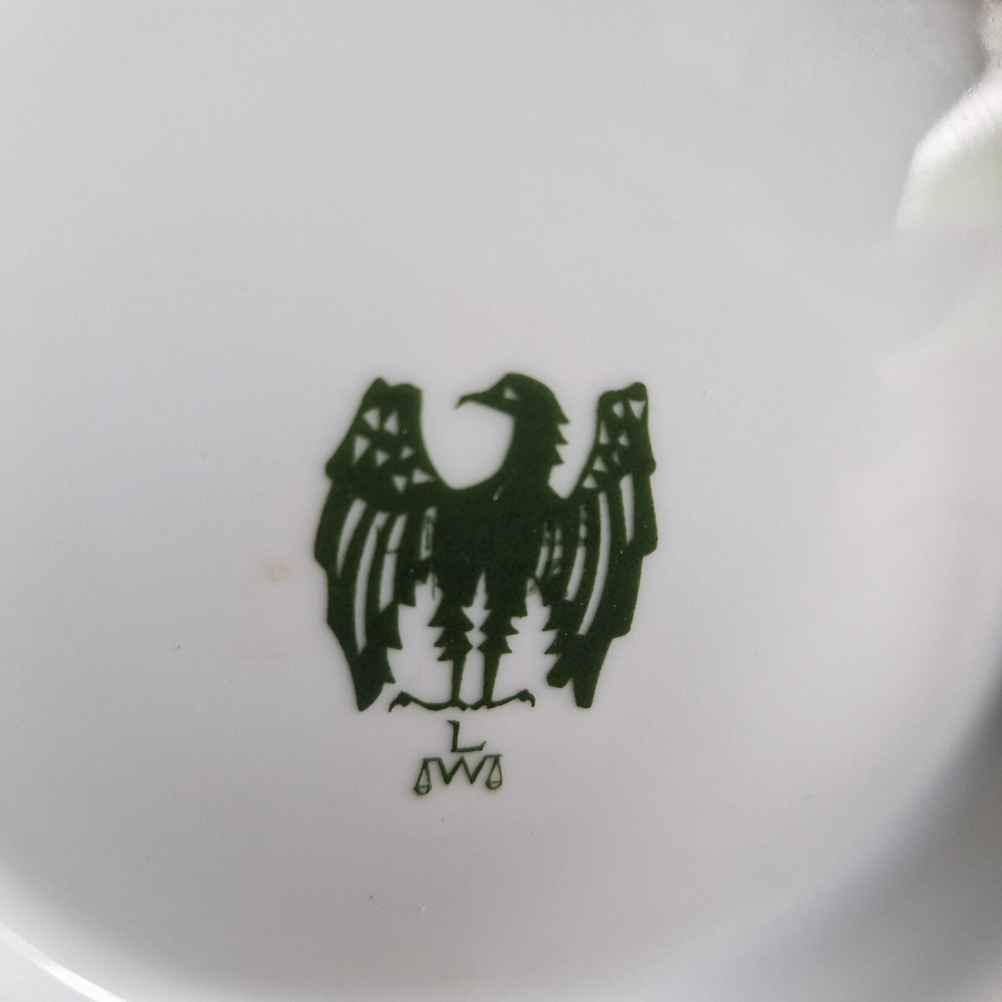 Pot d'apothicaire français vintage en porcelaine.