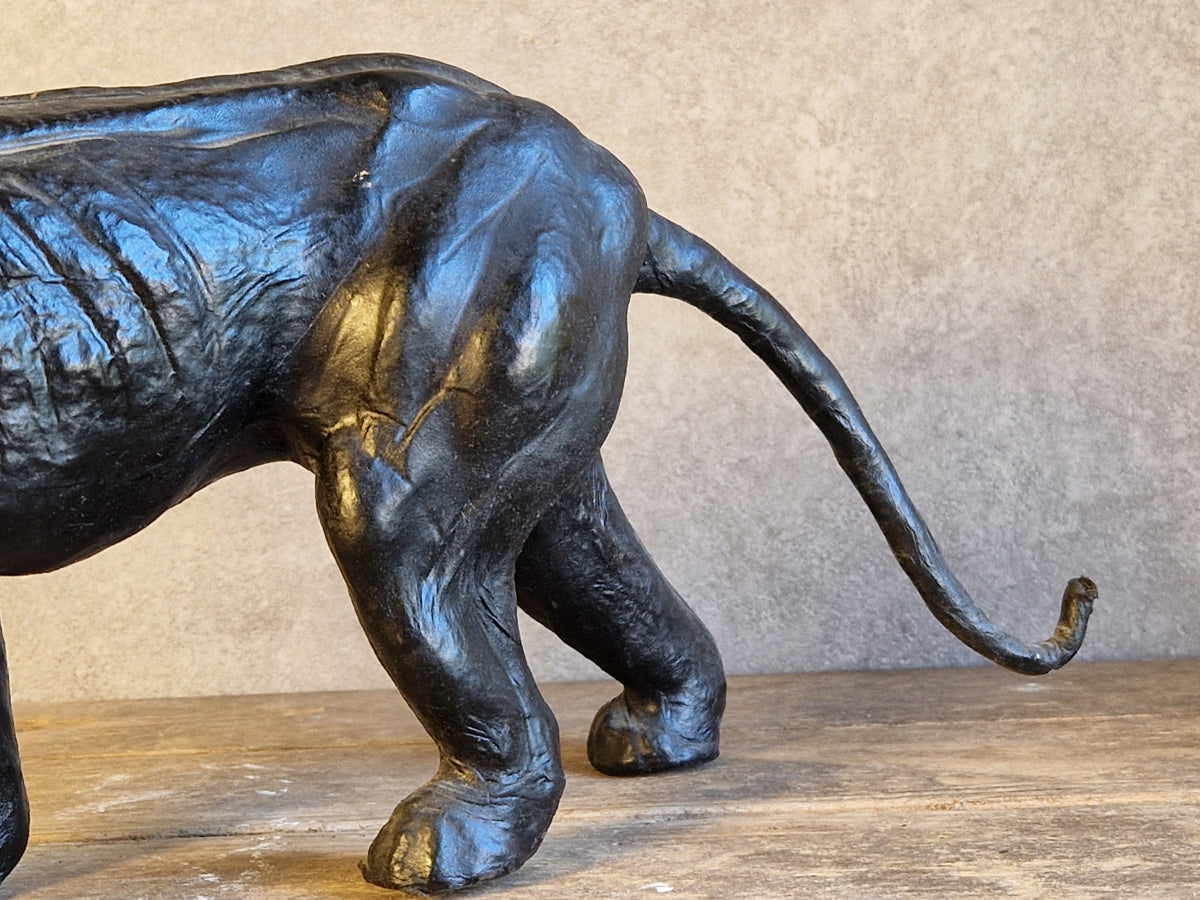 French vintage leather panther.