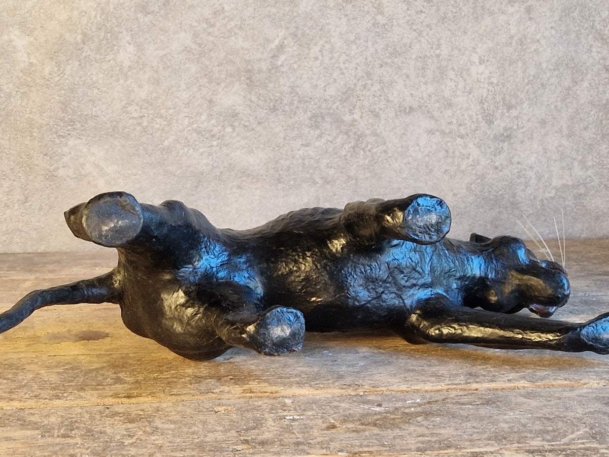 French vintage leather panther.