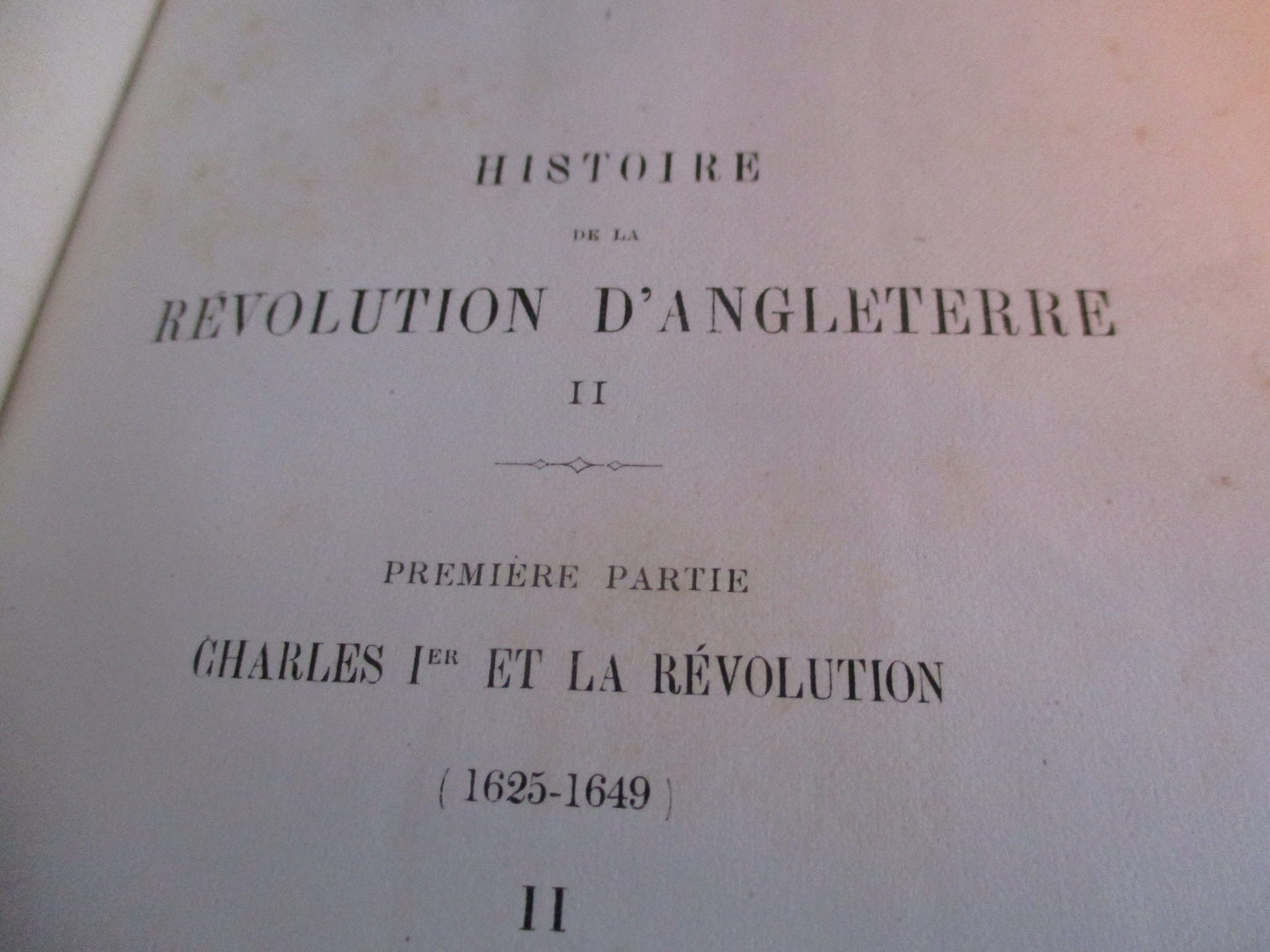 Antique French book. Chateau library. Collectible books.