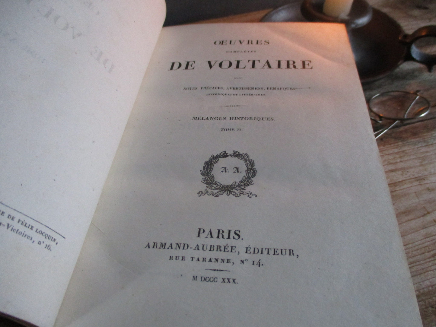 Antique books. French antique books. Antiquarian books.