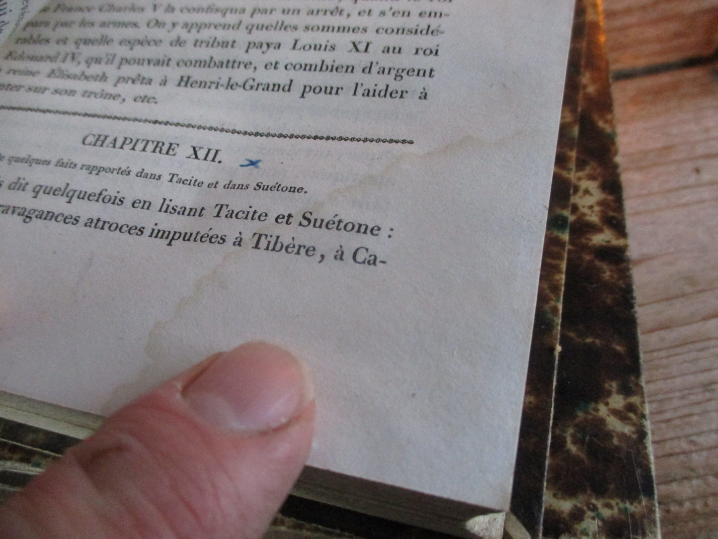 Antique books. French antique books. Antiquarian books.