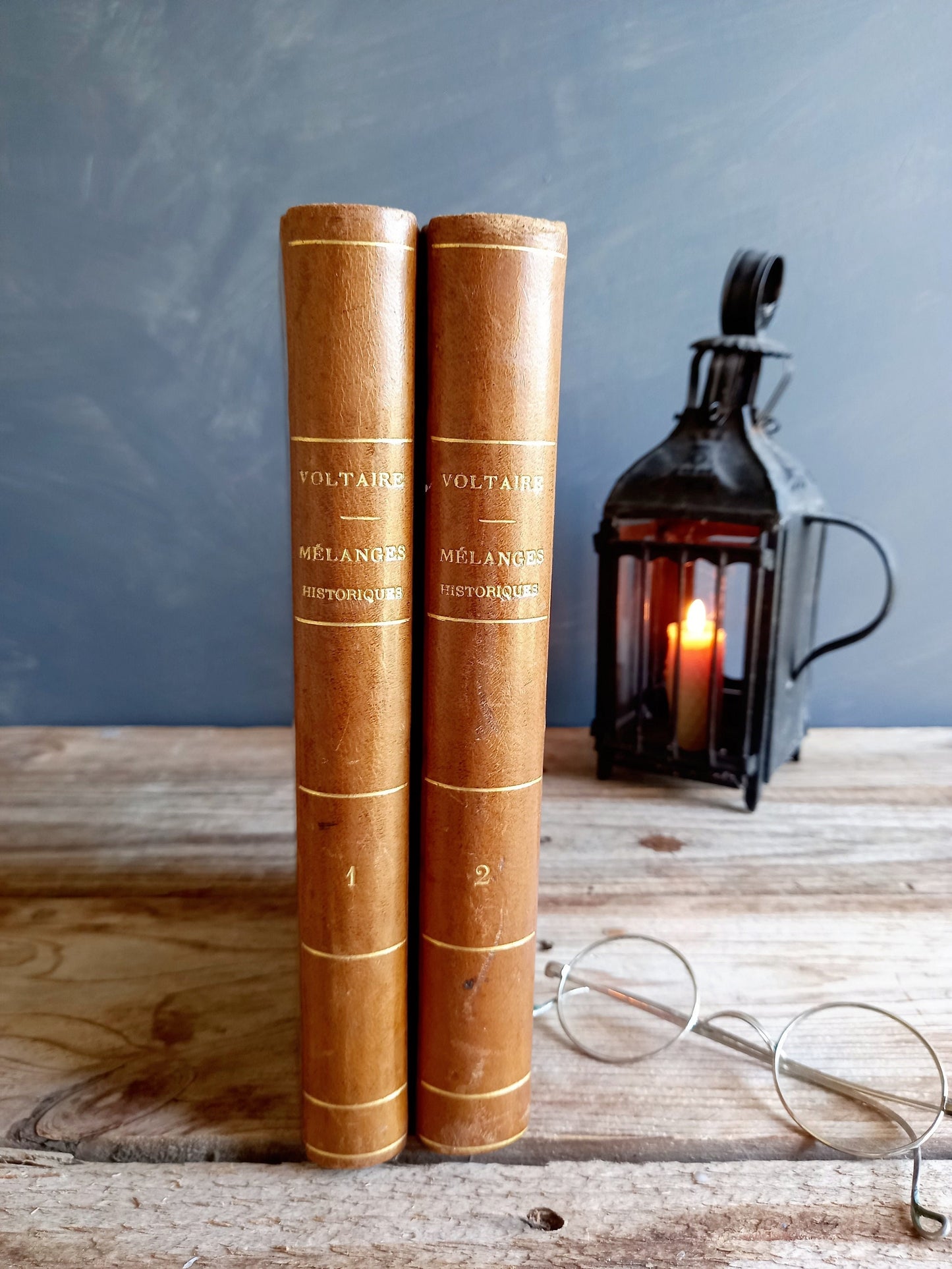 Antique books. French antique books. Antiquarian books.