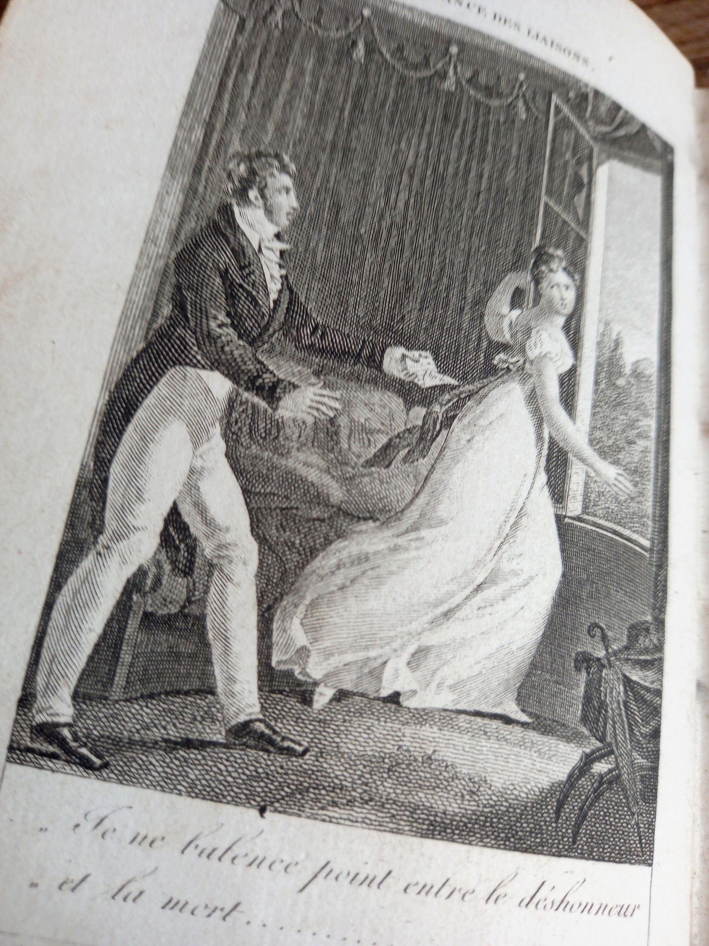 Livre Français Antique : Les Jeunes Femmes, Etiquette Régence du 19ème Siècle