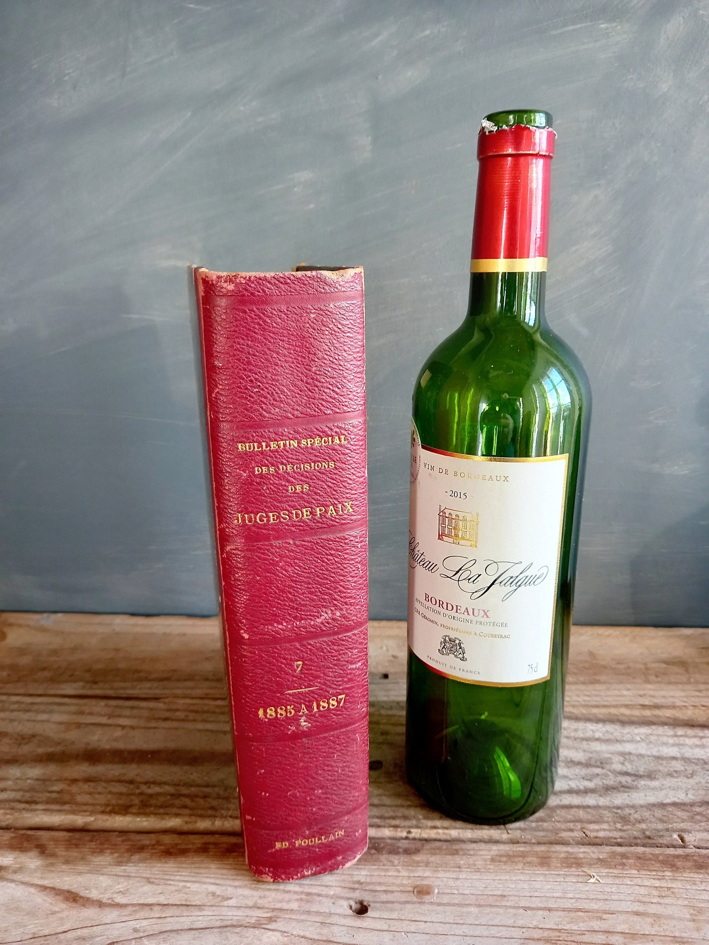 Antique French law book 1885-1887.