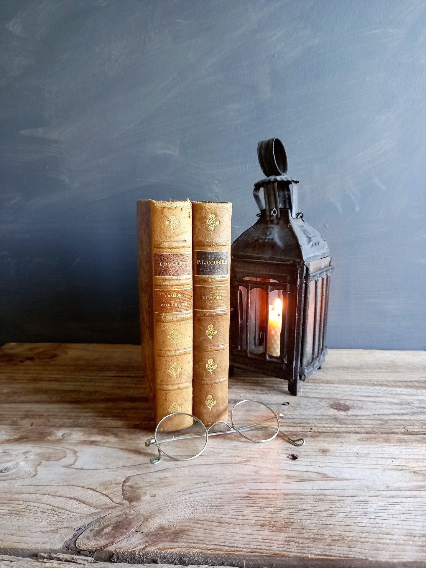 Antique books. Victorian books. French antique books.