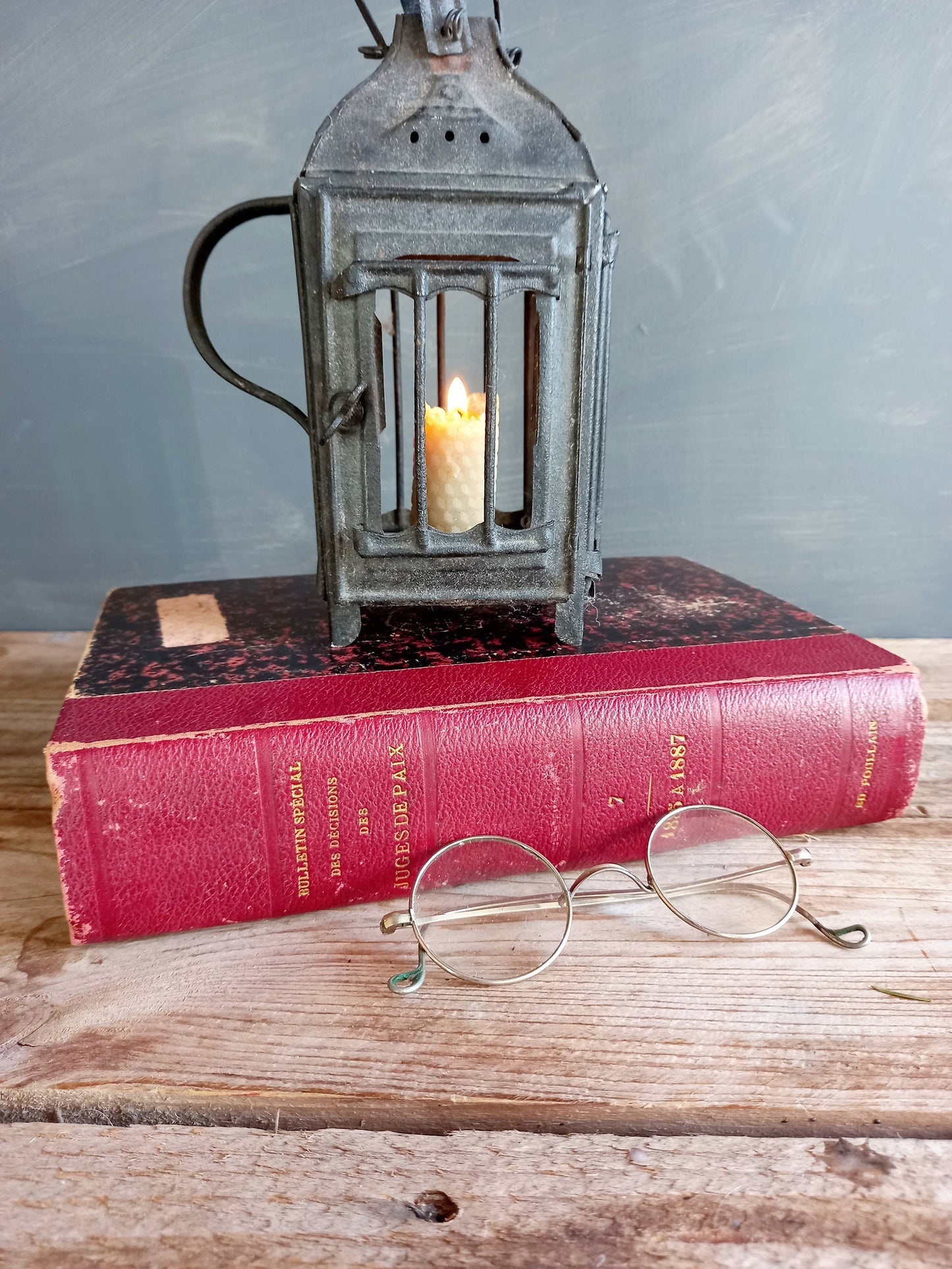 Antique French law book 1885-1887.